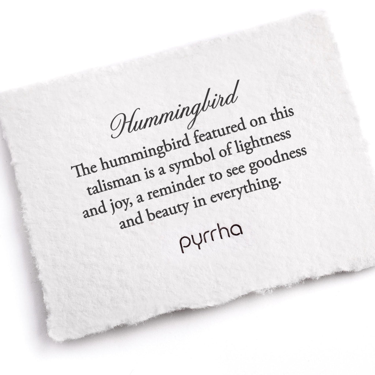 Hummingbird 14K Gold Talisman - Unveiled
