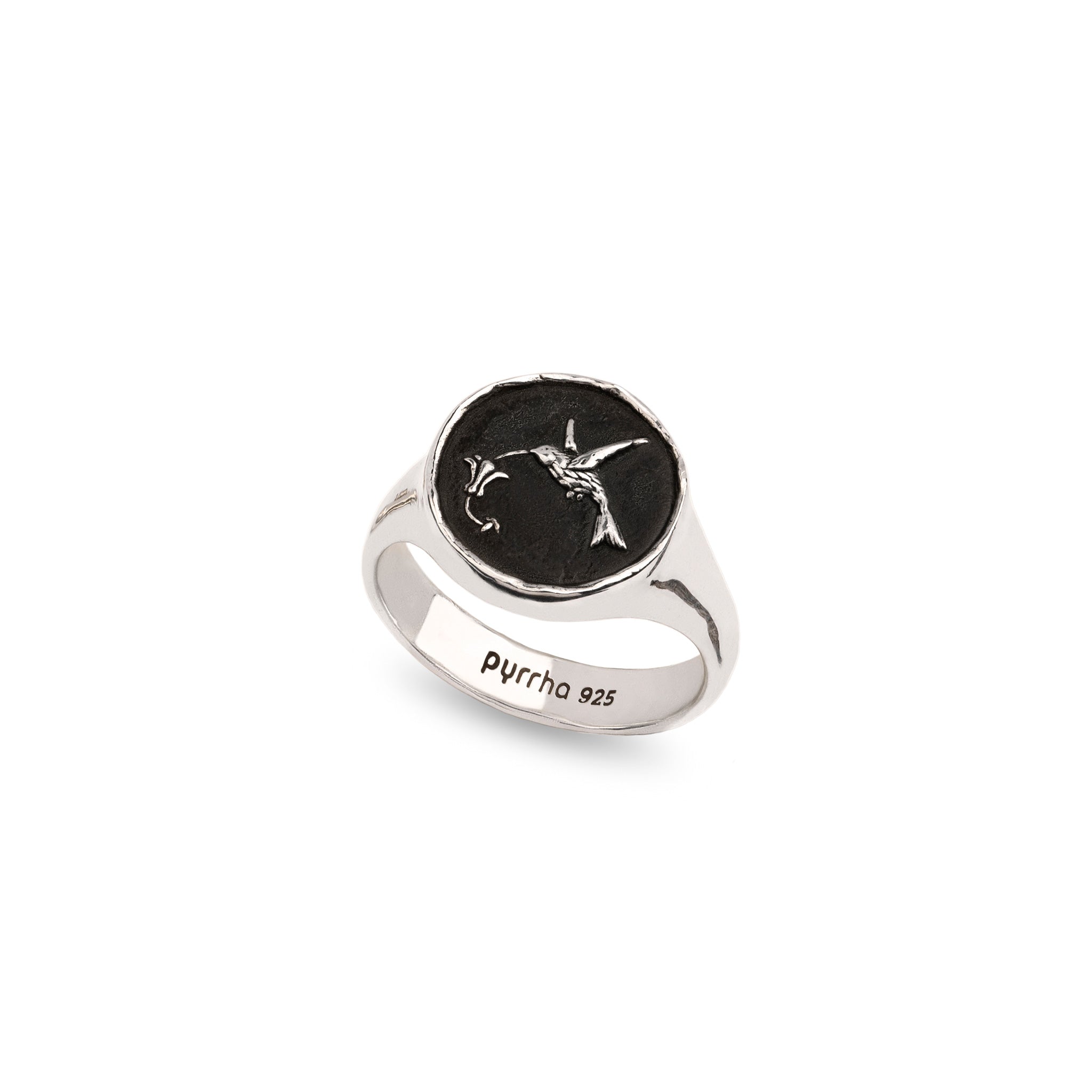 Hummingbird Signet Ring