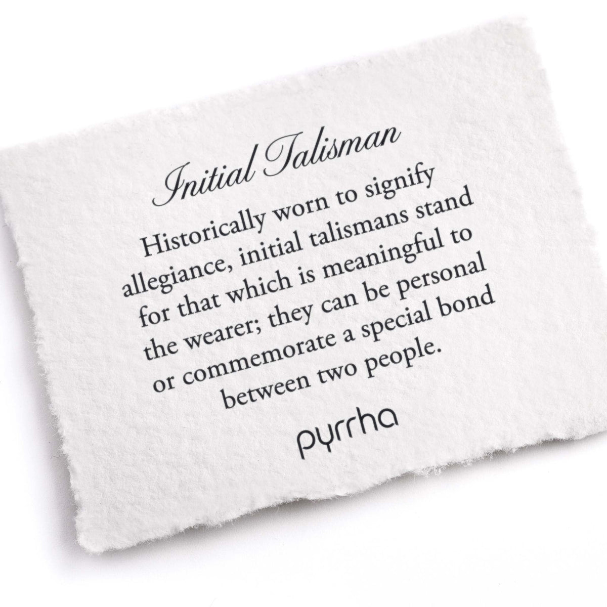Initial Q Talisman