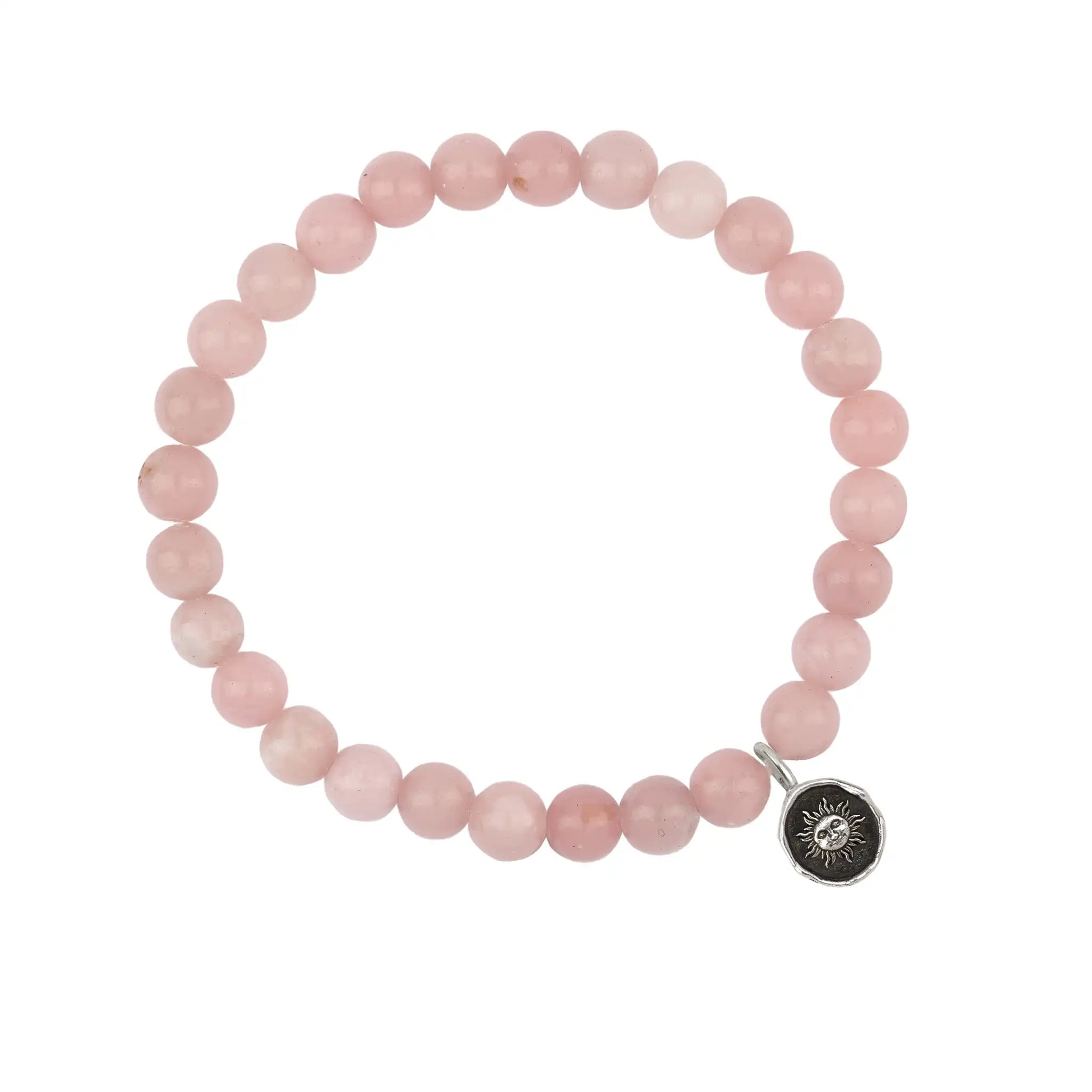 Joyful Appreciation Charm Stone Stretch Bracelet