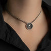 Safe and Sound Double Curb Link Talisman Choker