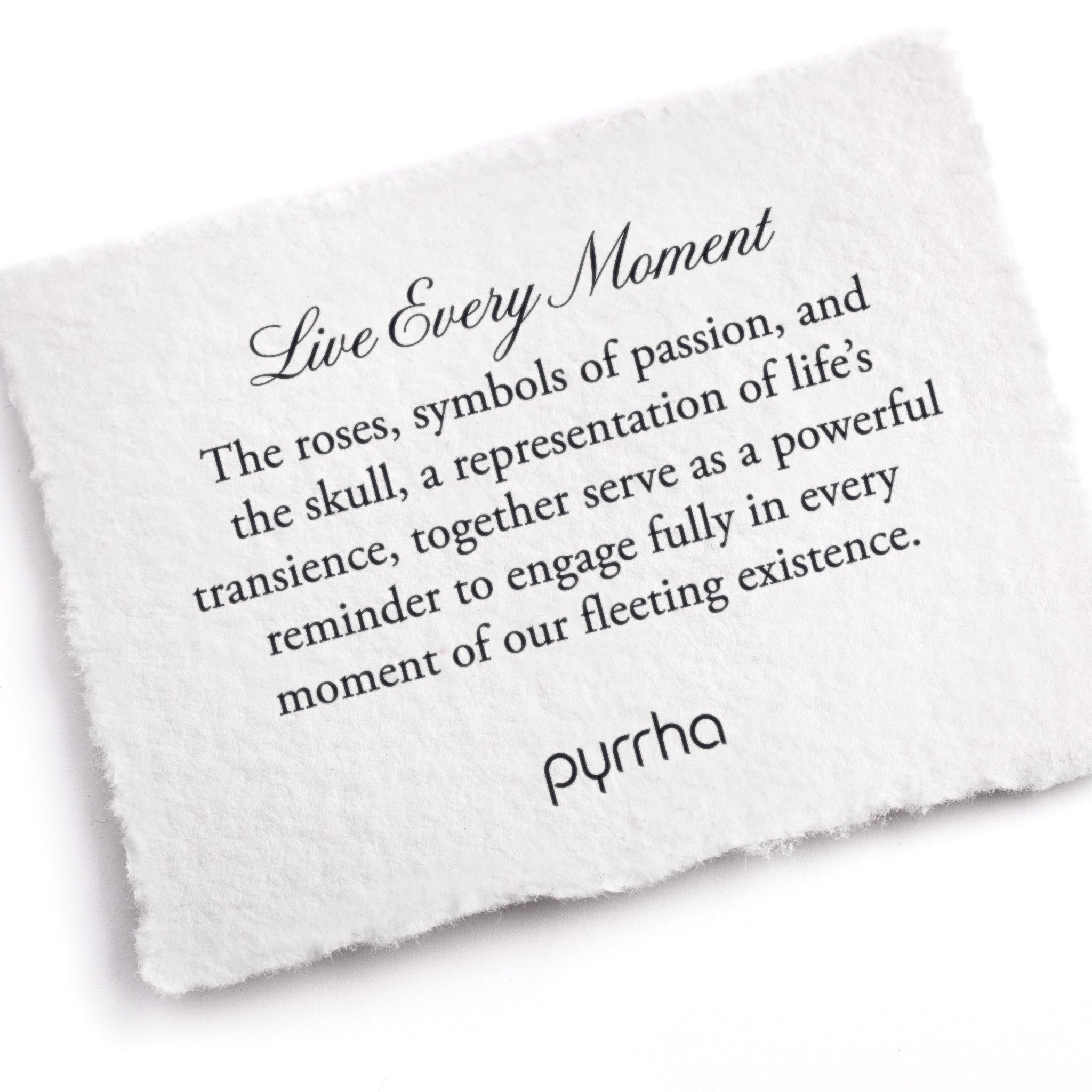 Live Every Moment 14K Gold Cigar Band Ring