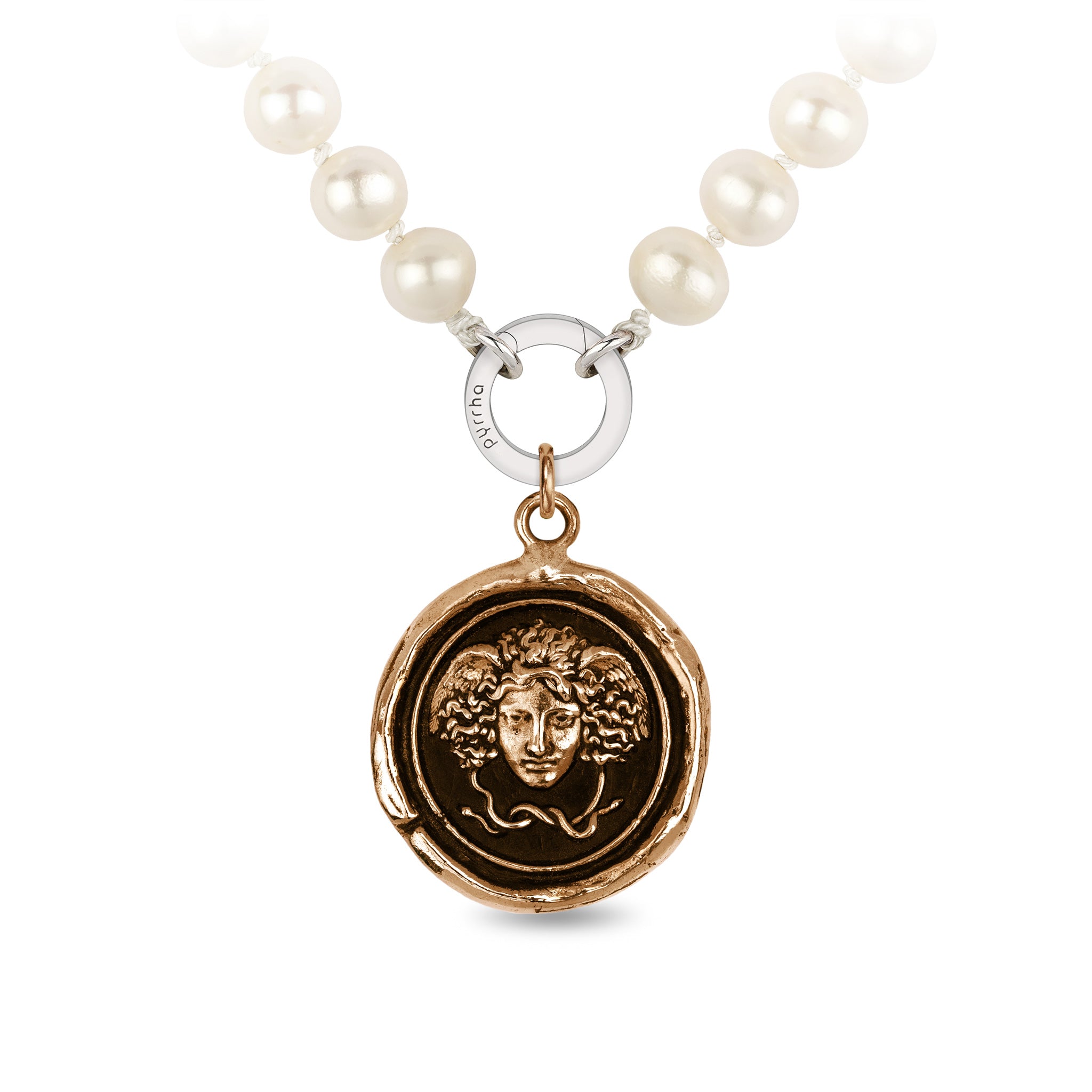 Medusa Knotted Freshwater Pearl Necklace