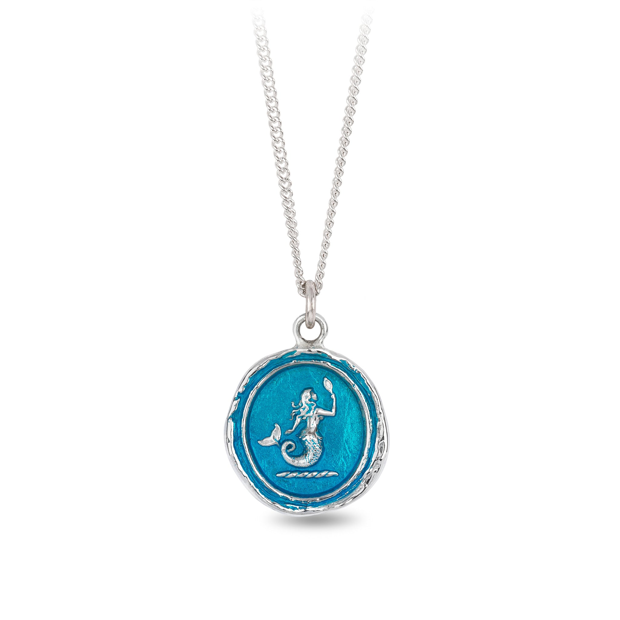 Mermaid Talisman - Capri Blue