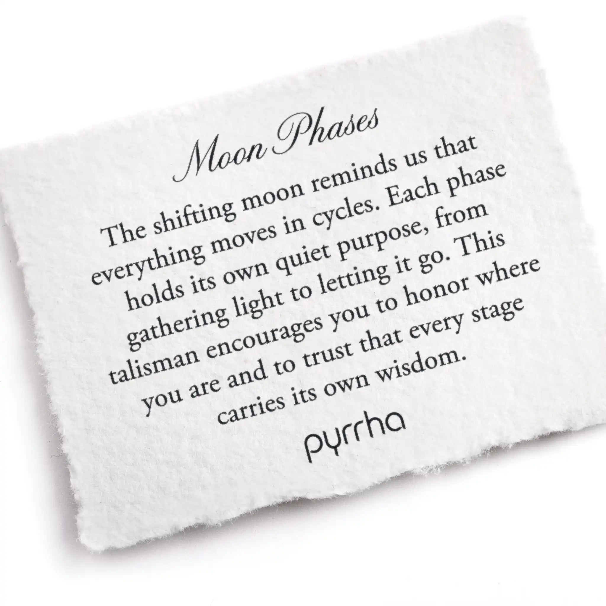 Moon Phases 14K Gold Talisman