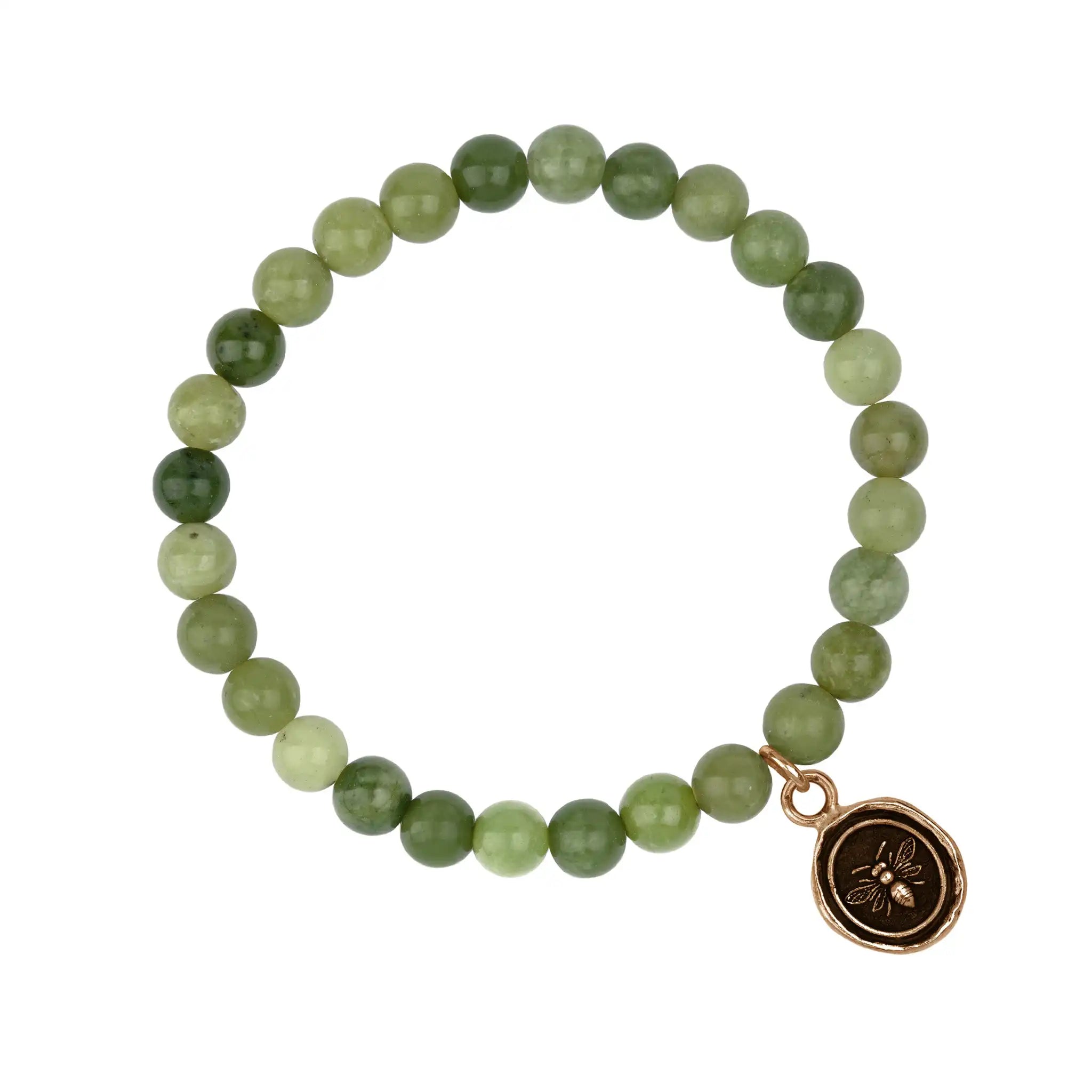 Motivated Appreciation Talisman Stretch Stone Bracelet