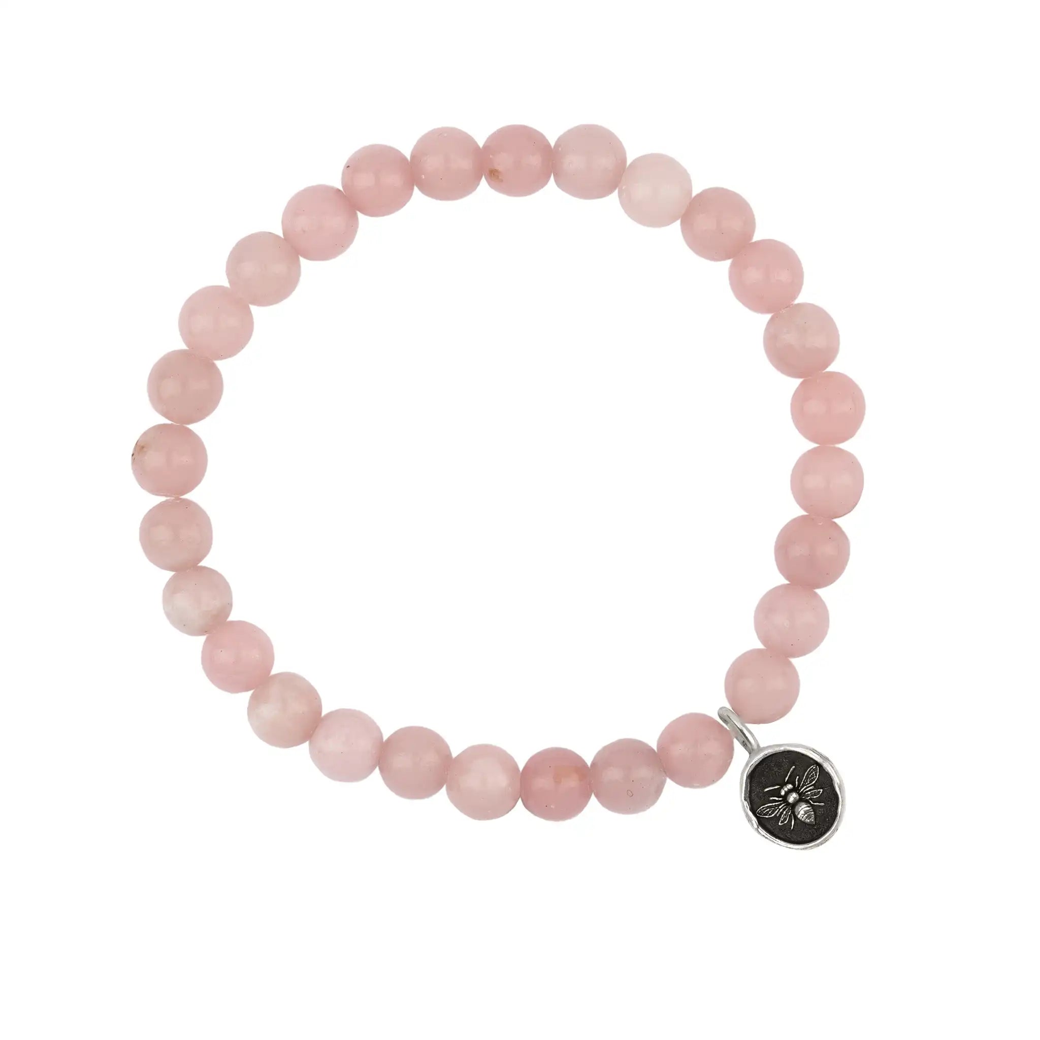 Motivated Appreciation Charm Stone Stretch Bracelet