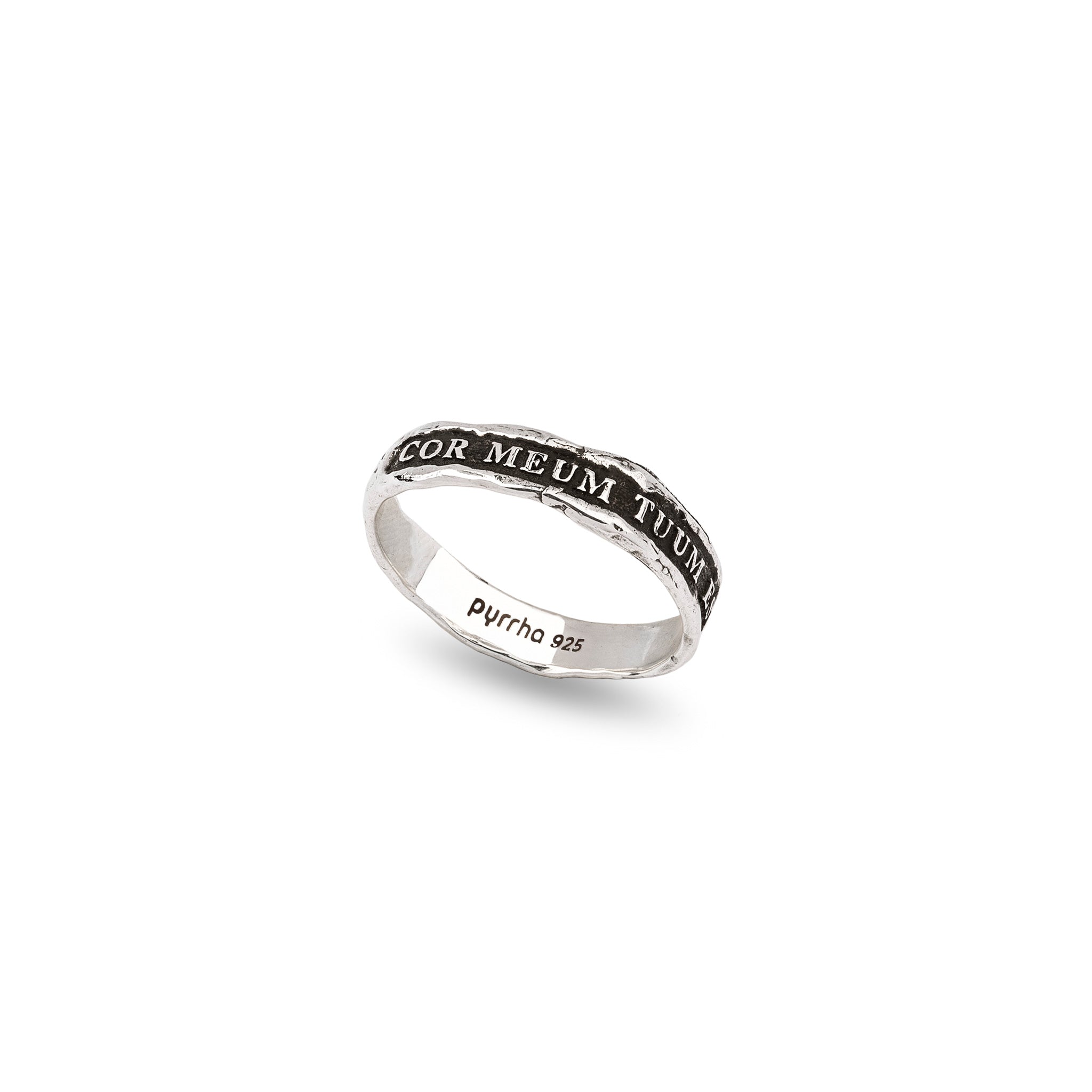 My Heart Is Yours Textured Band Ring