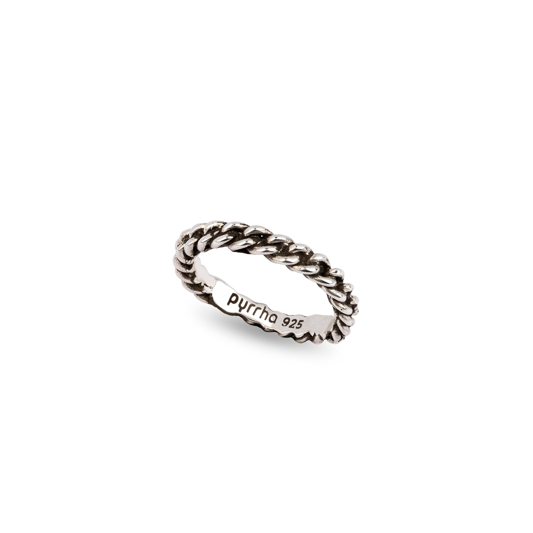 Narrow Chain Band Ring