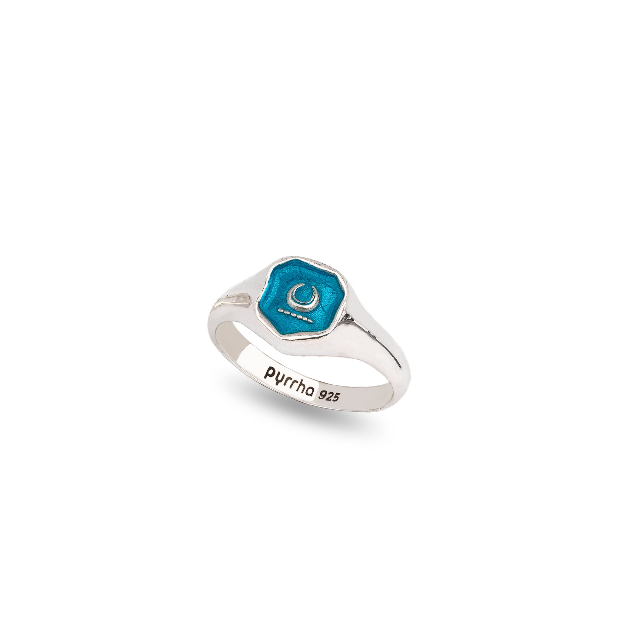 New Beginnings Signet Ring - Capri Blue