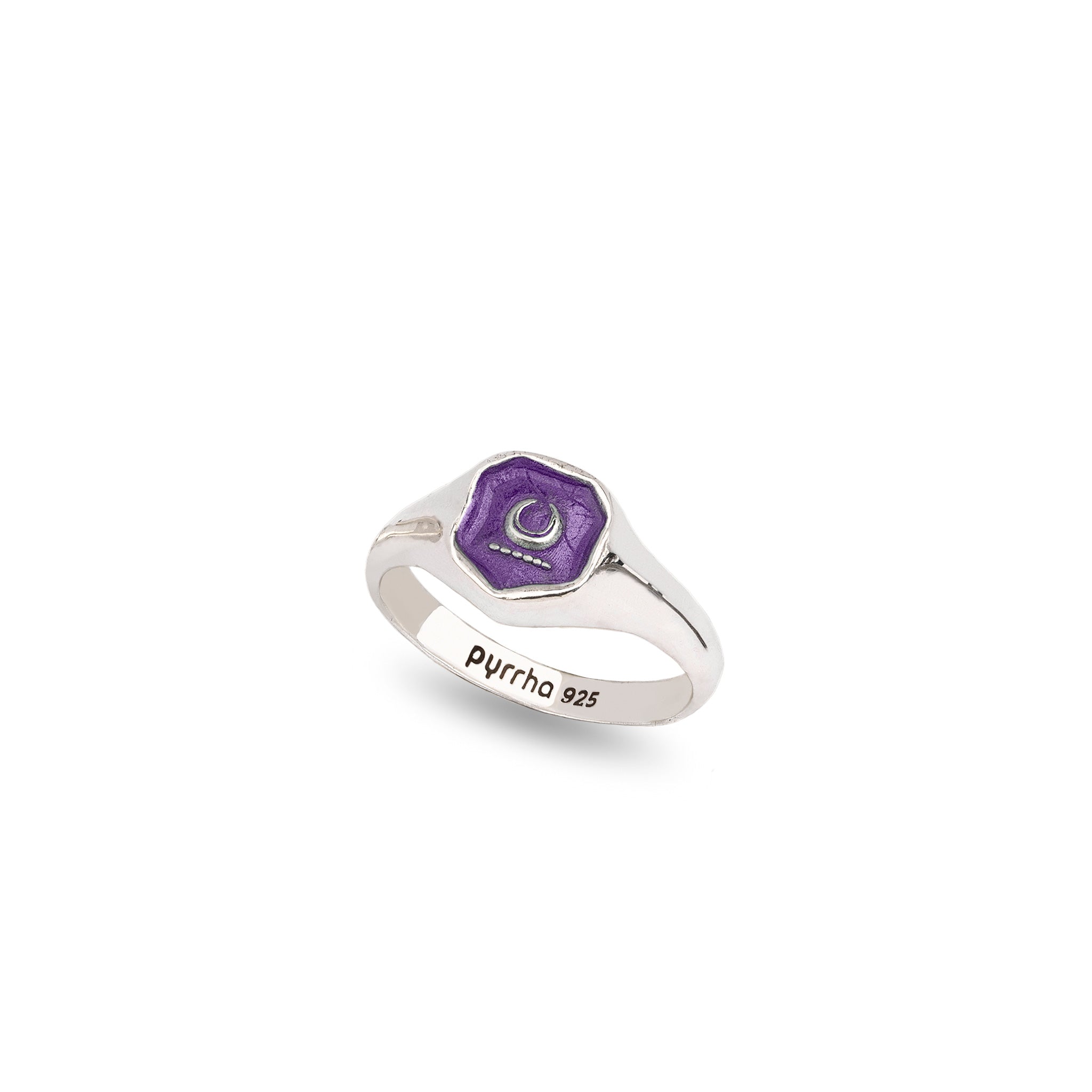 New Beginnings Signet Ring - Mystic Violet