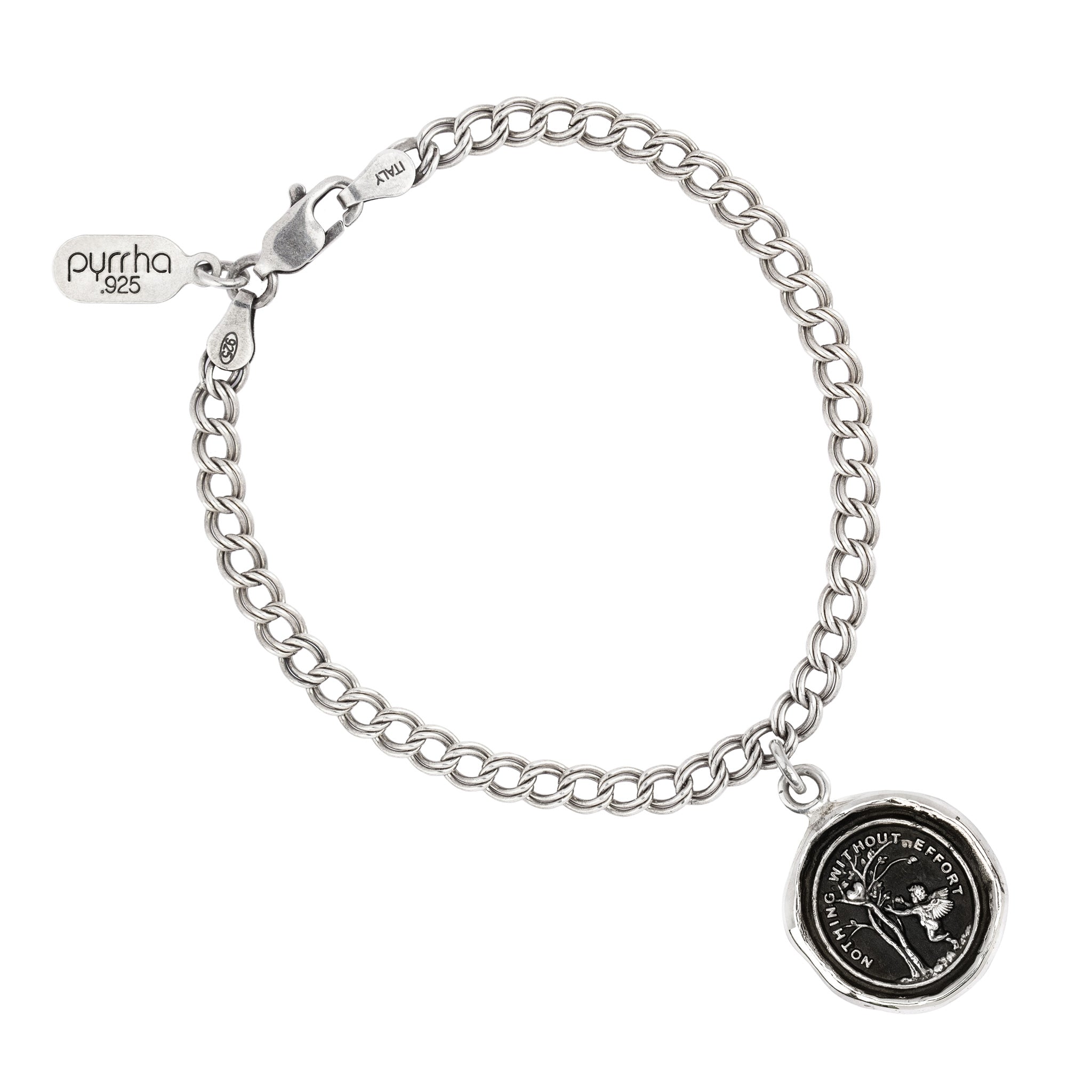 Nothing Without Effort Talisman Chain Bracelet