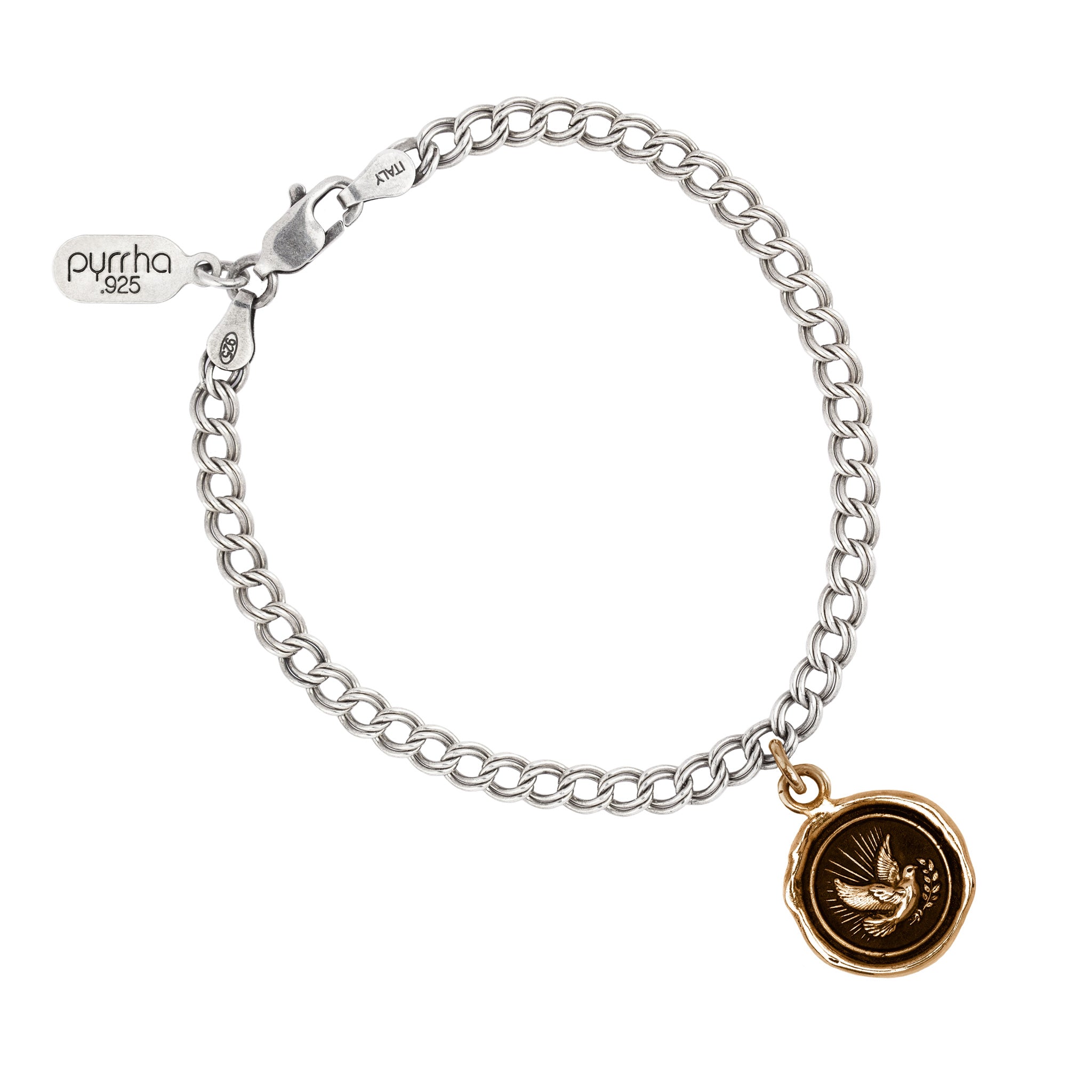 Peace Dove Talisman Chain Bracelet