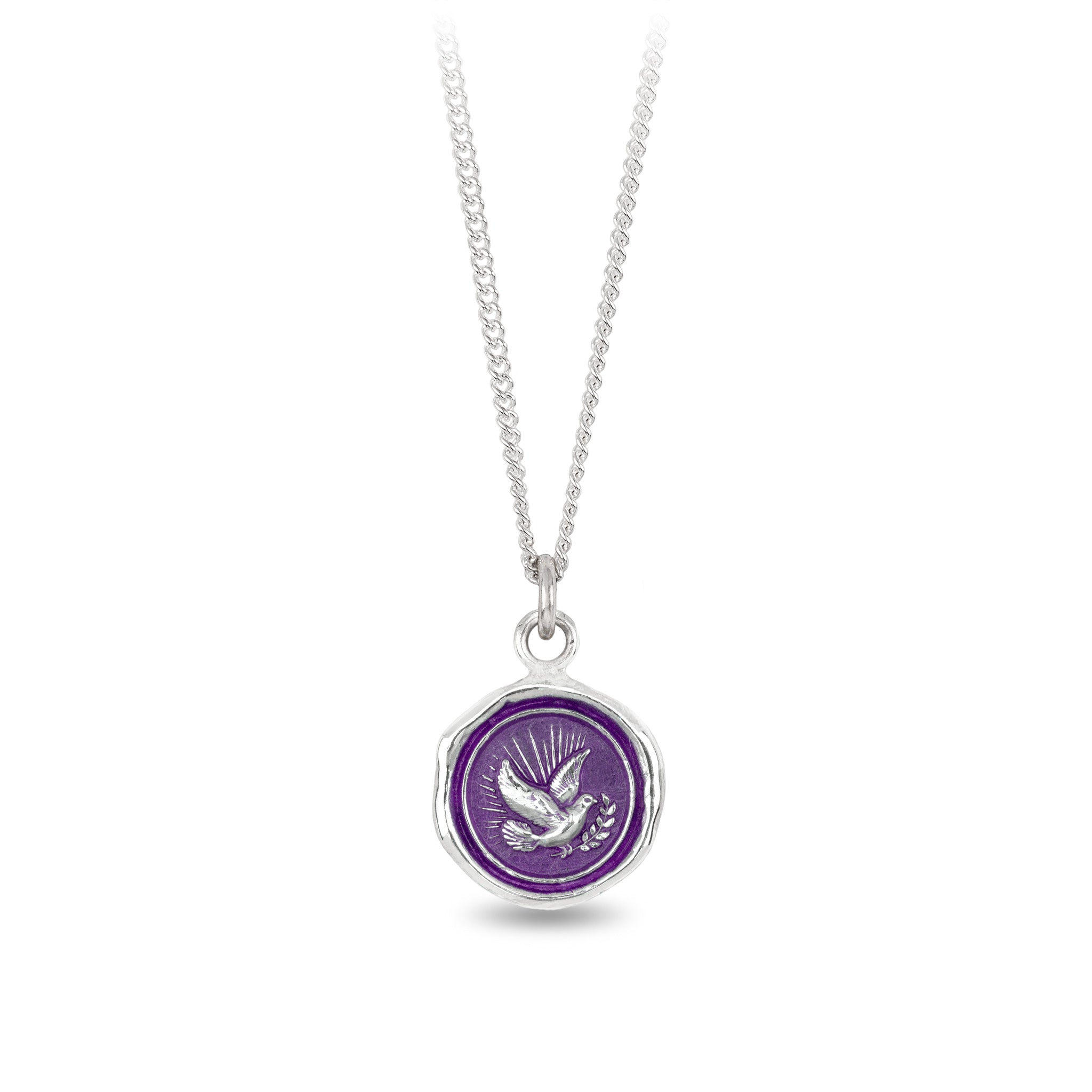 Peace Dove Talisman - Mystic Violet