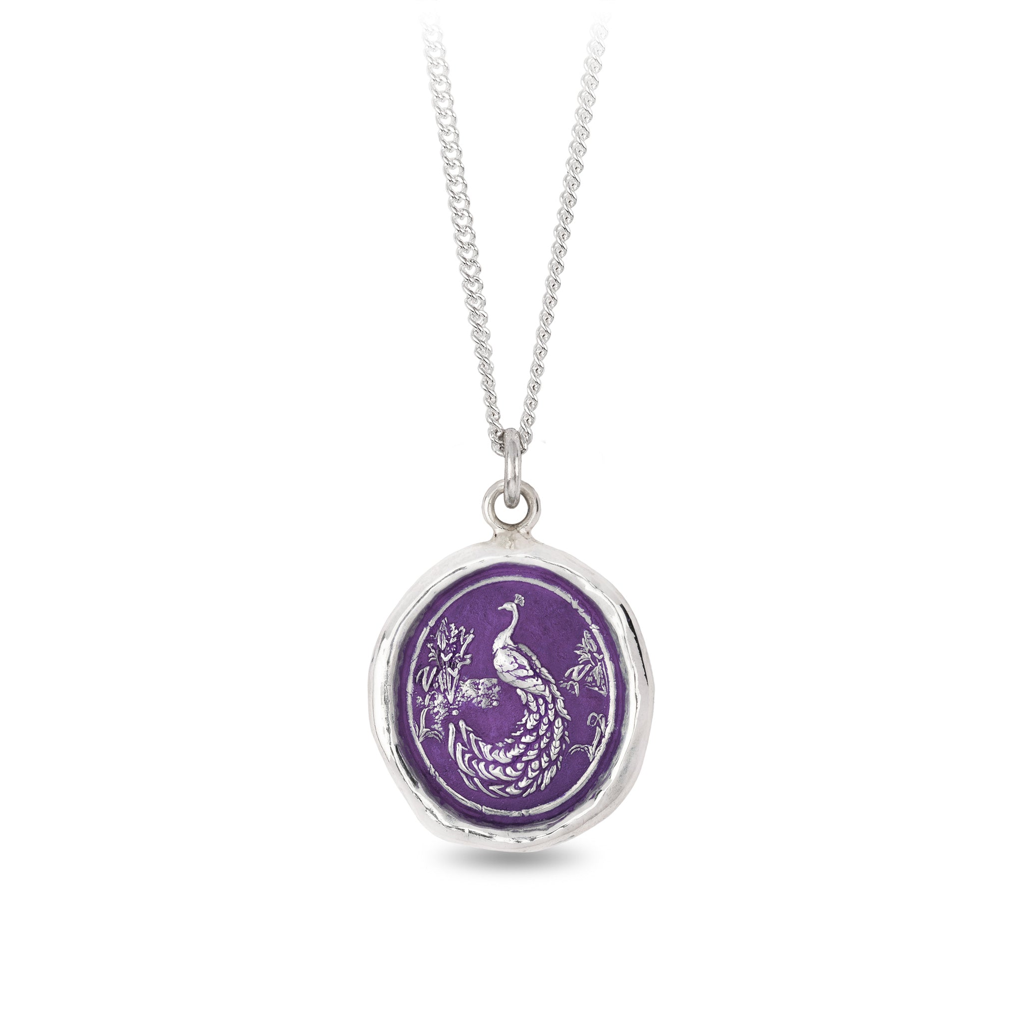 Peacock Talisman - Mystic Violet