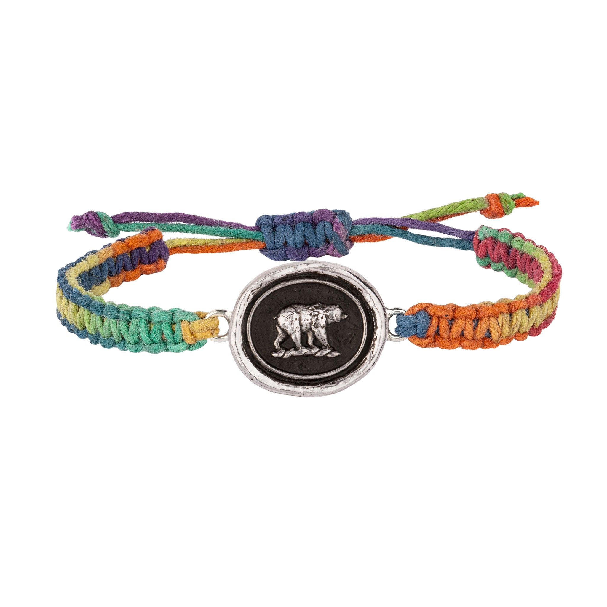 Mother Bear Braided Bracelet