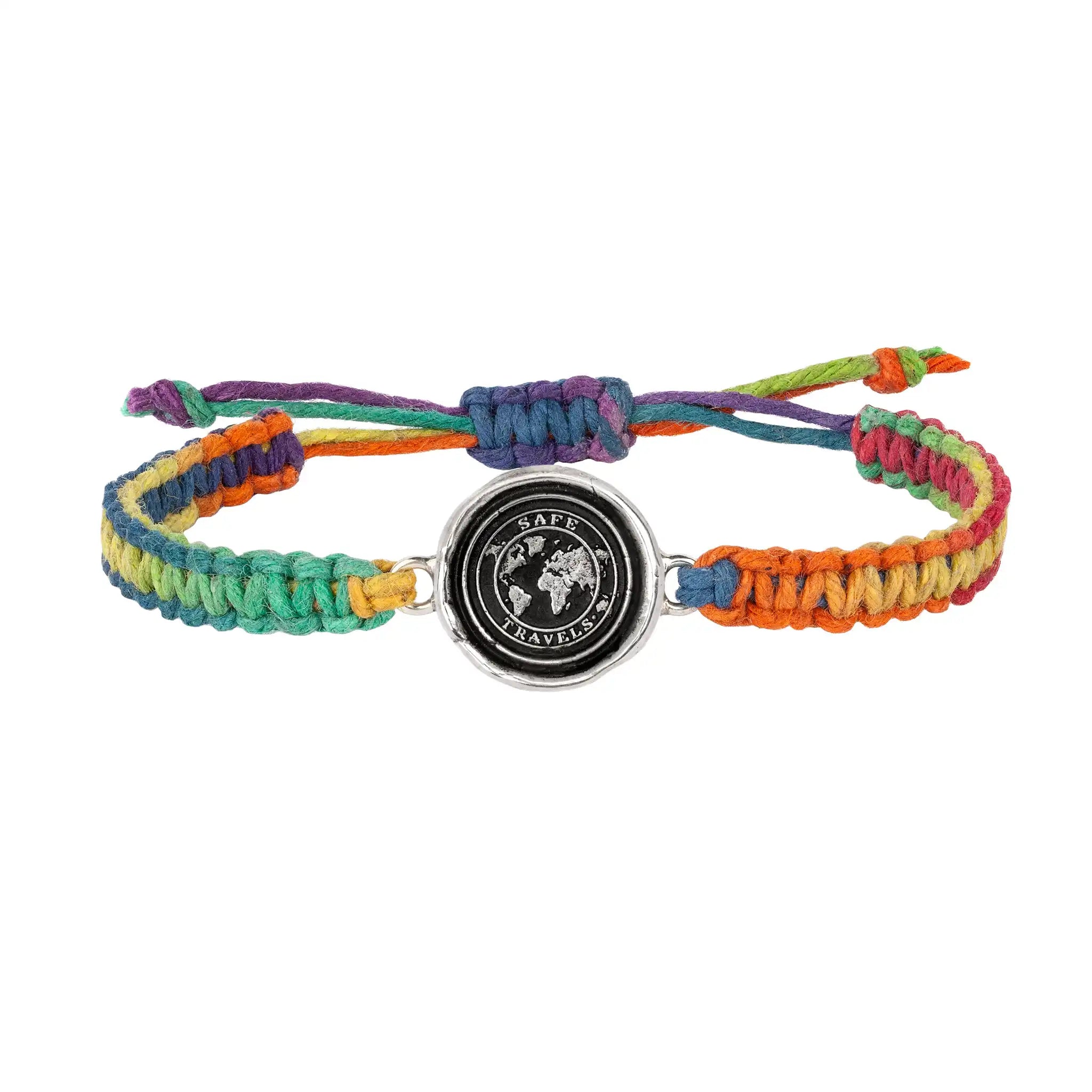 Safe Travels Braided Bracelet