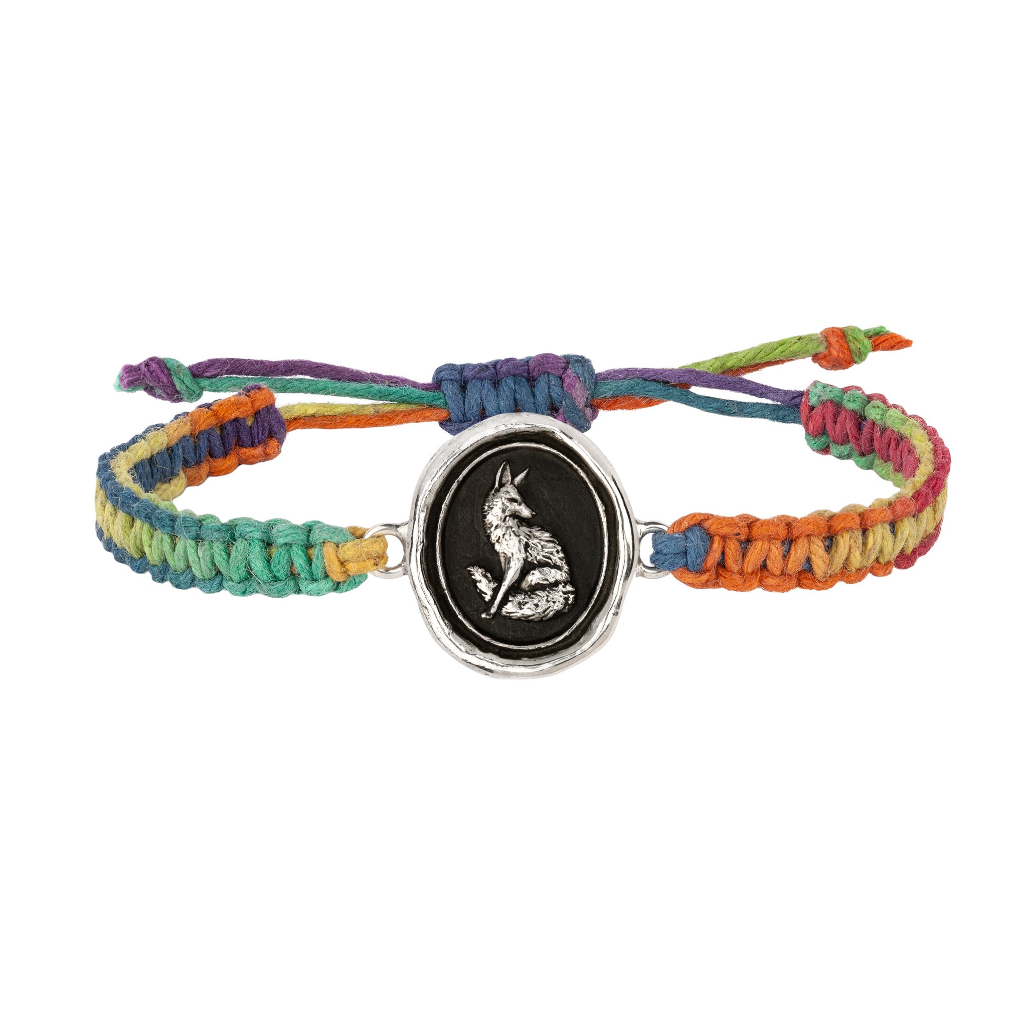 Trust in Yourself Rainbow Braided Bracelet