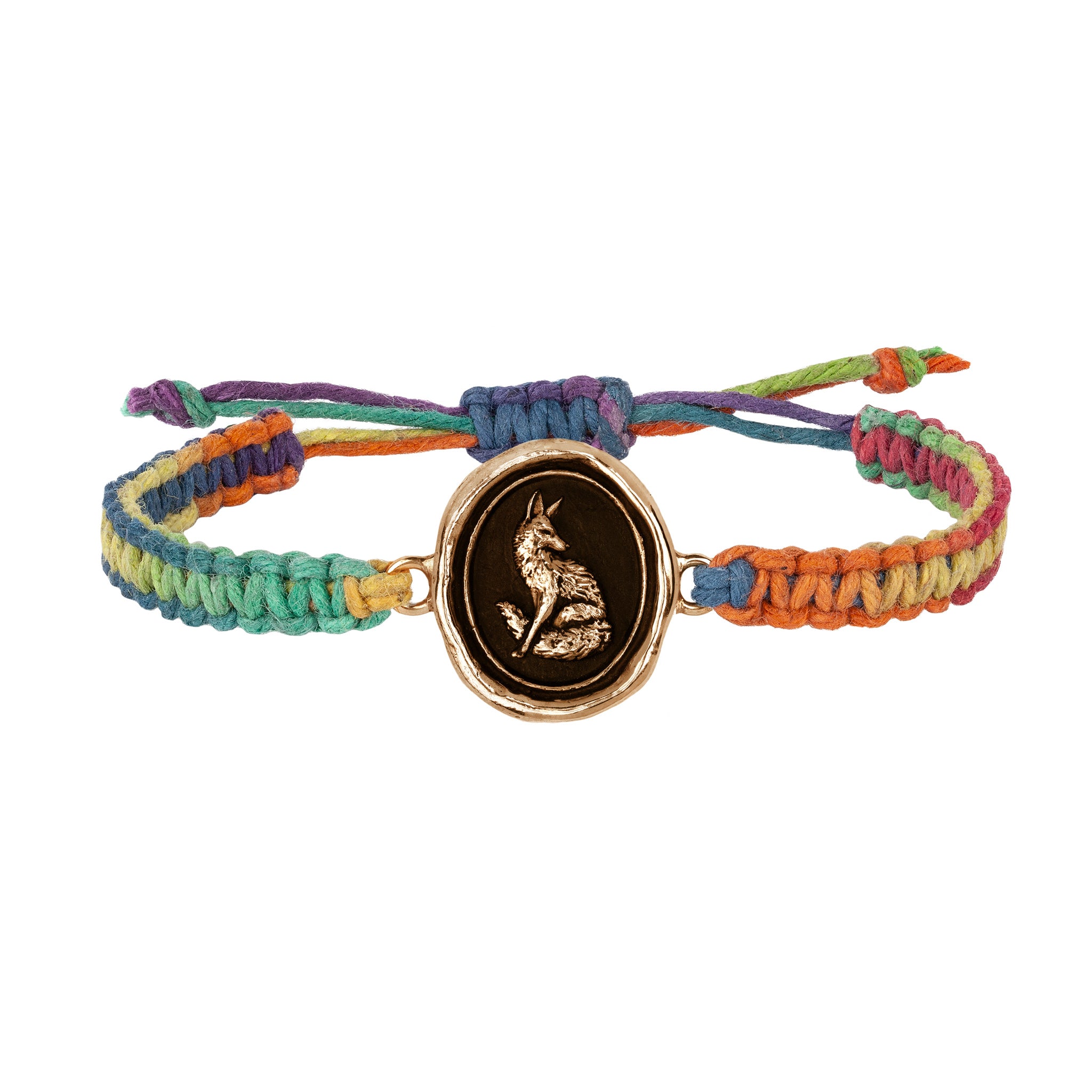 Trust in Yourself Rainbow Braided Bracelet