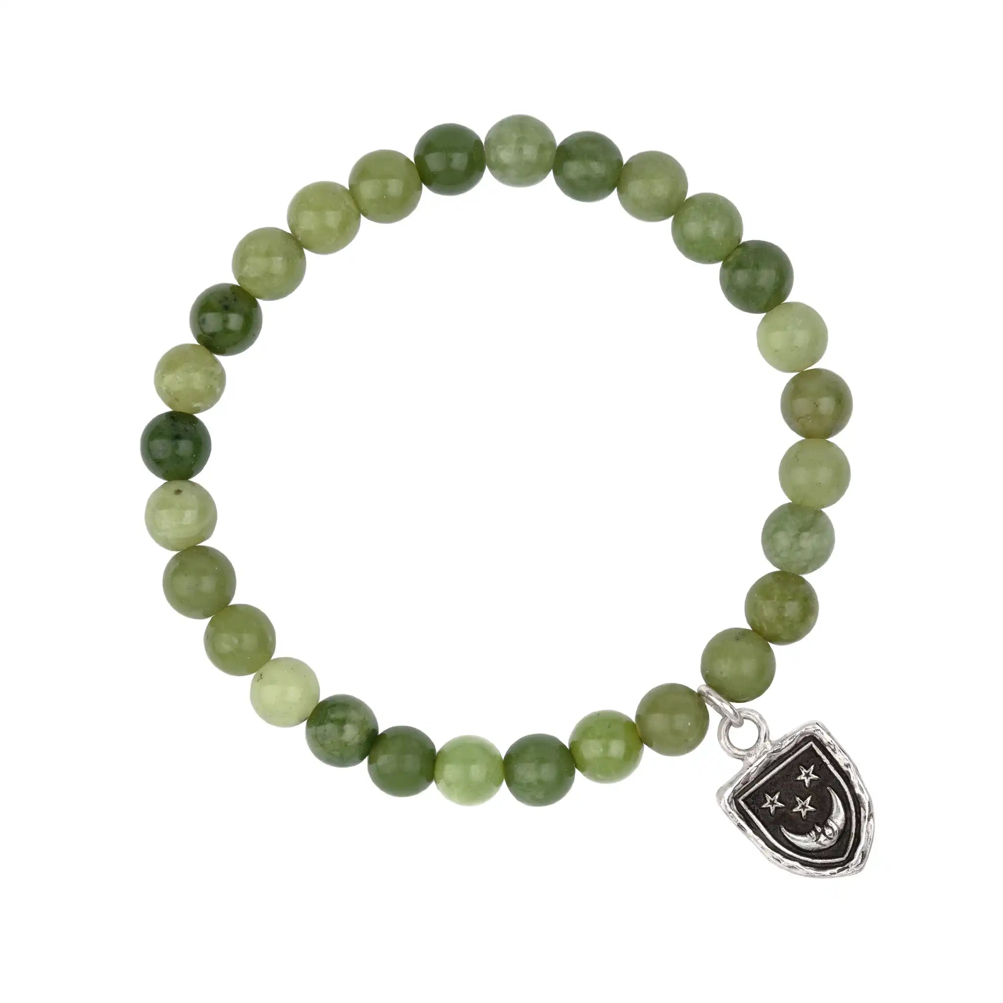 Reflective Appreciation Talisman Stretch Stone Bracelet