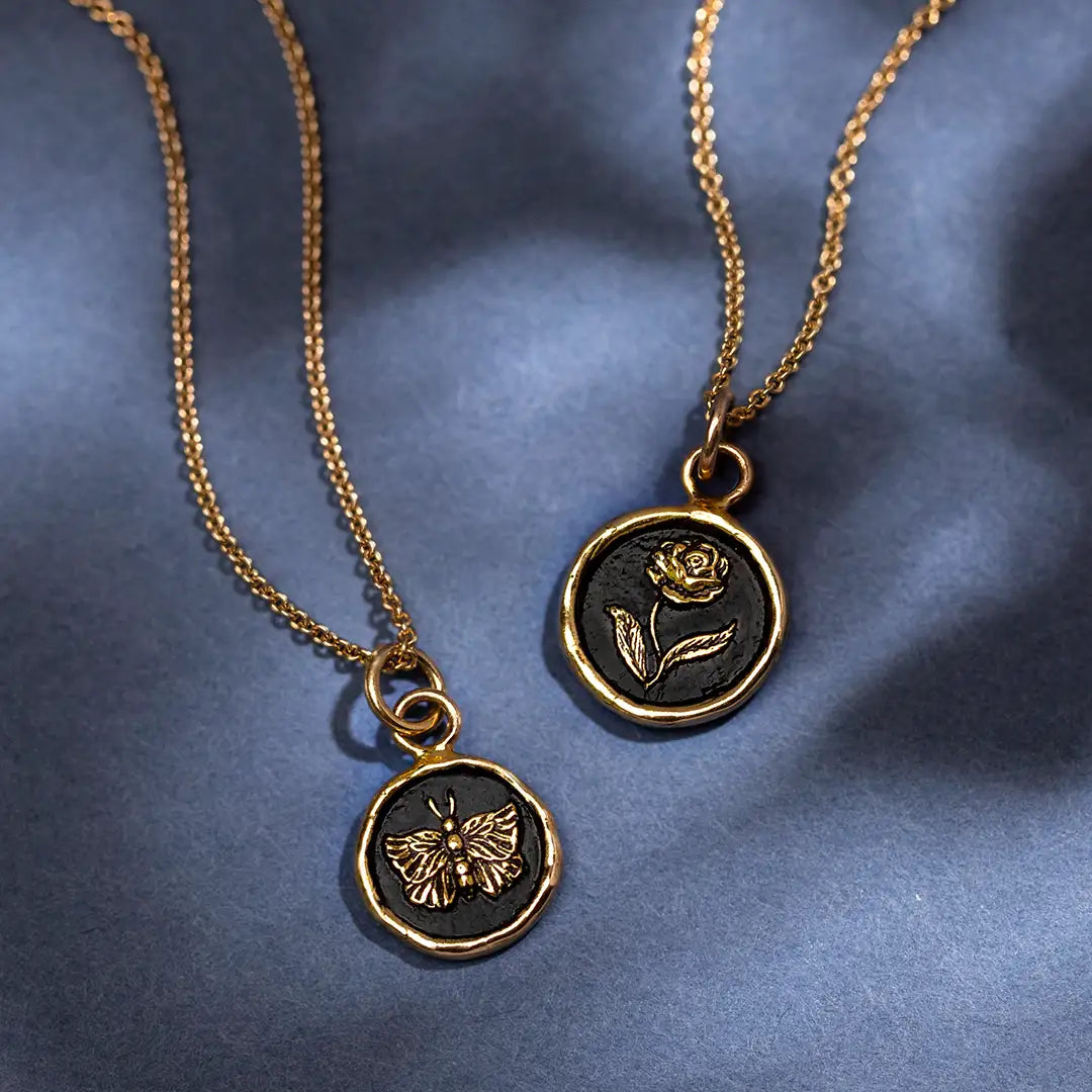 Butterfly 14K Gold Talisman