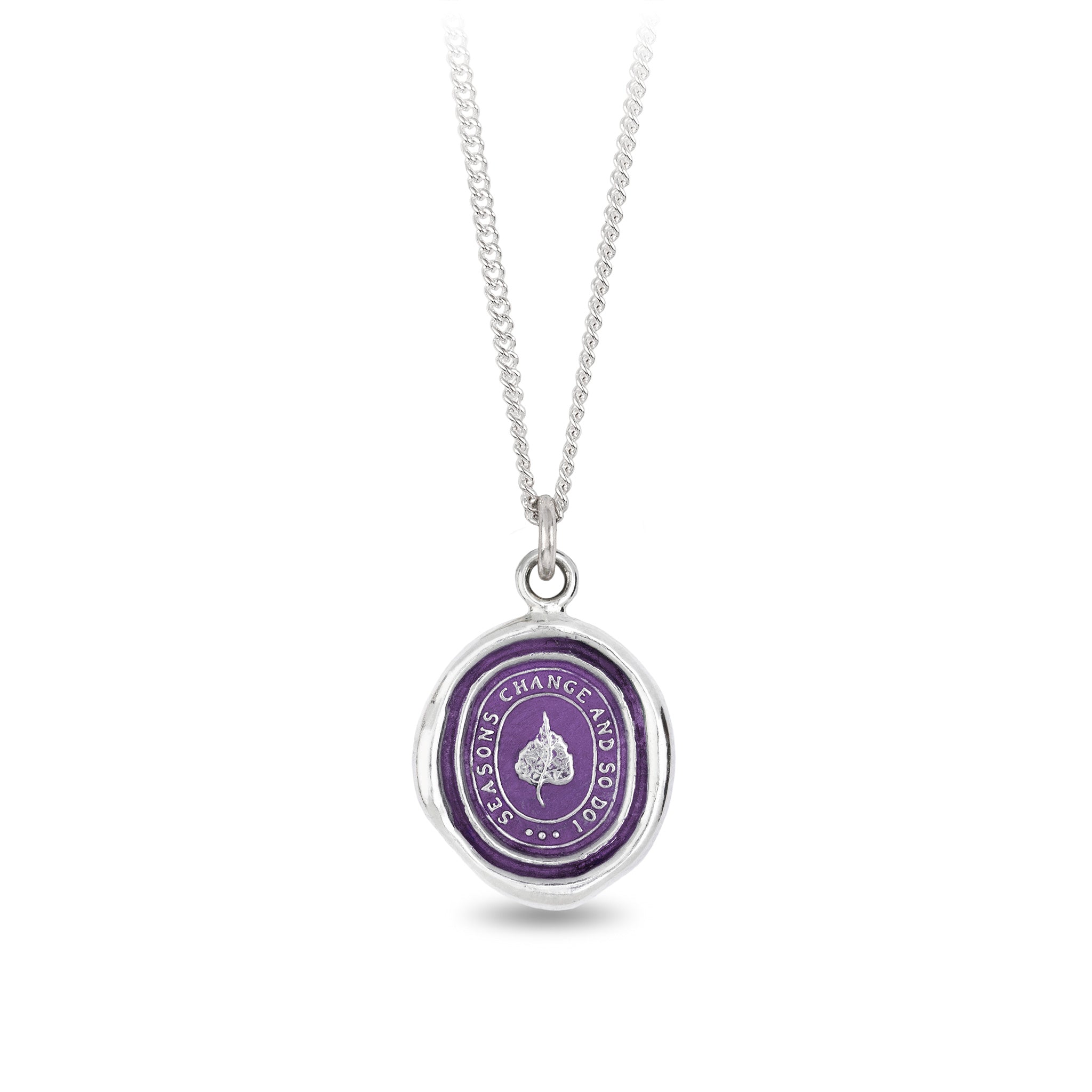 Seasons Change and So Do I Talisman - Mystic Violet