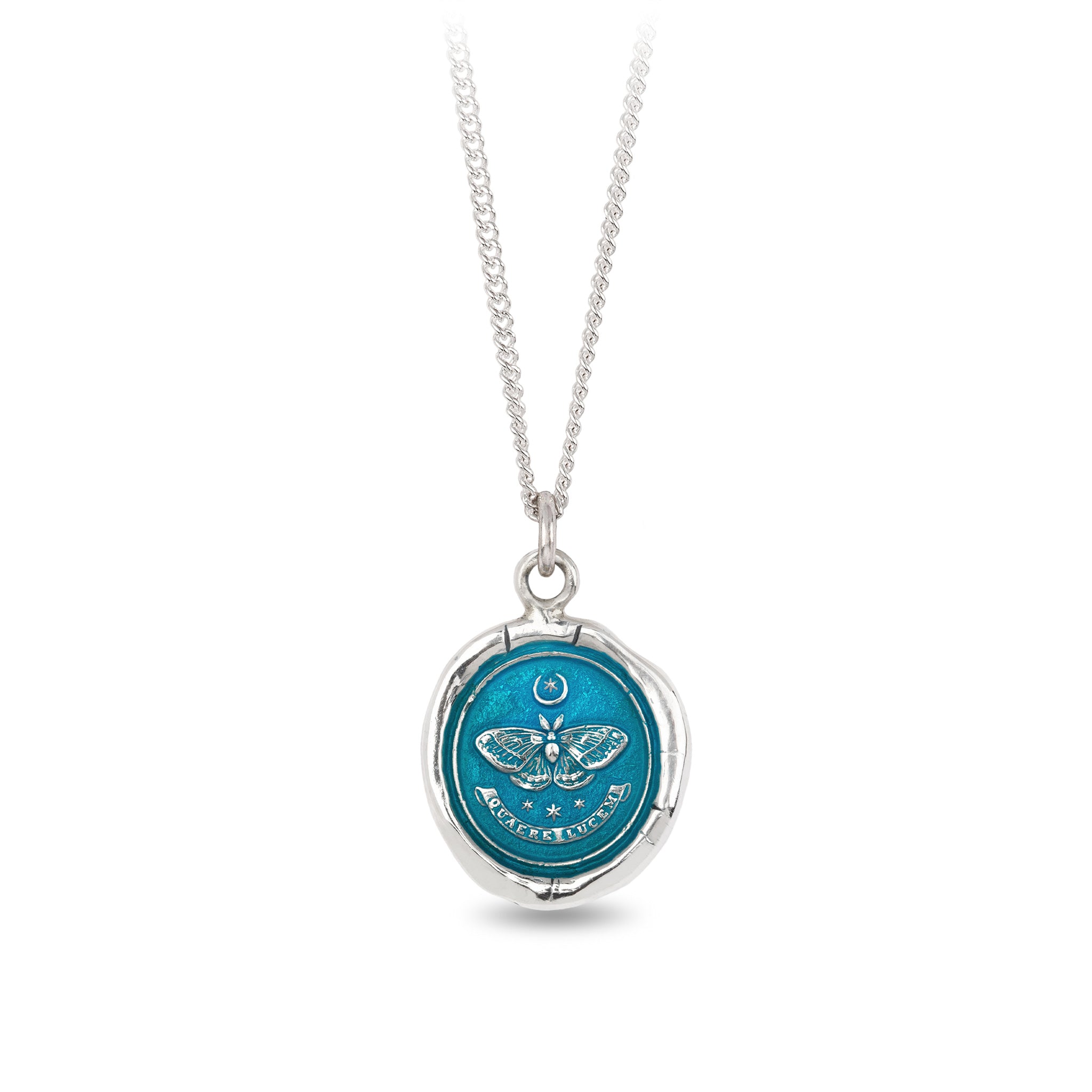 Seek the Light Talisman - Capri Blue