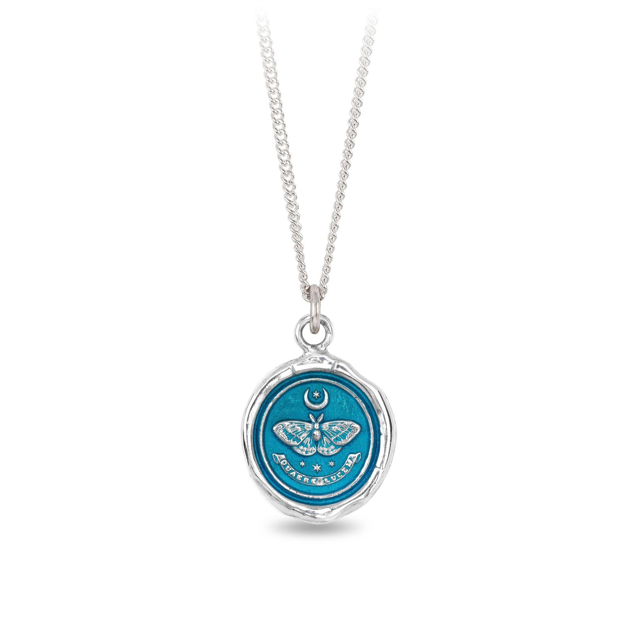 Seek the Light Talisman - Capri Blue