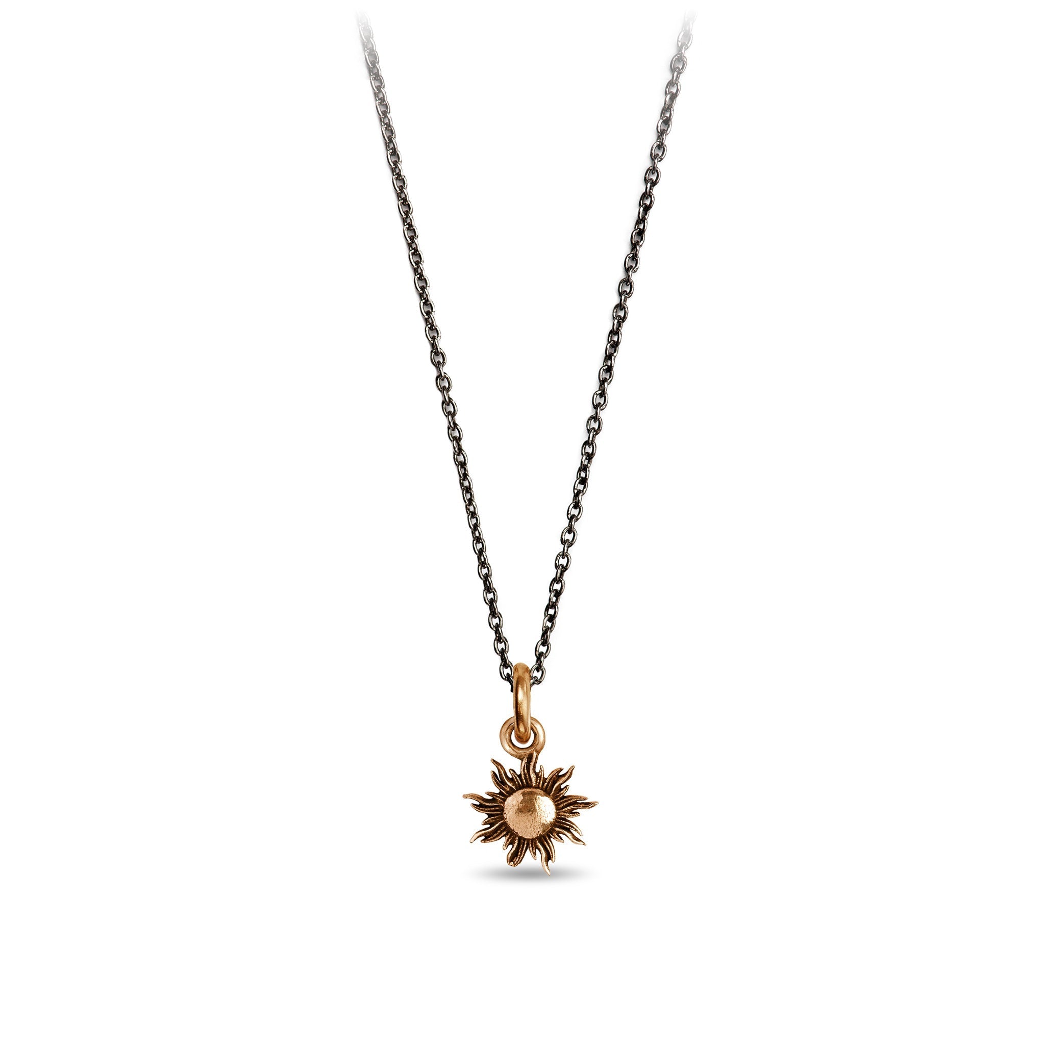 Sun Symbol Charm - Bronze