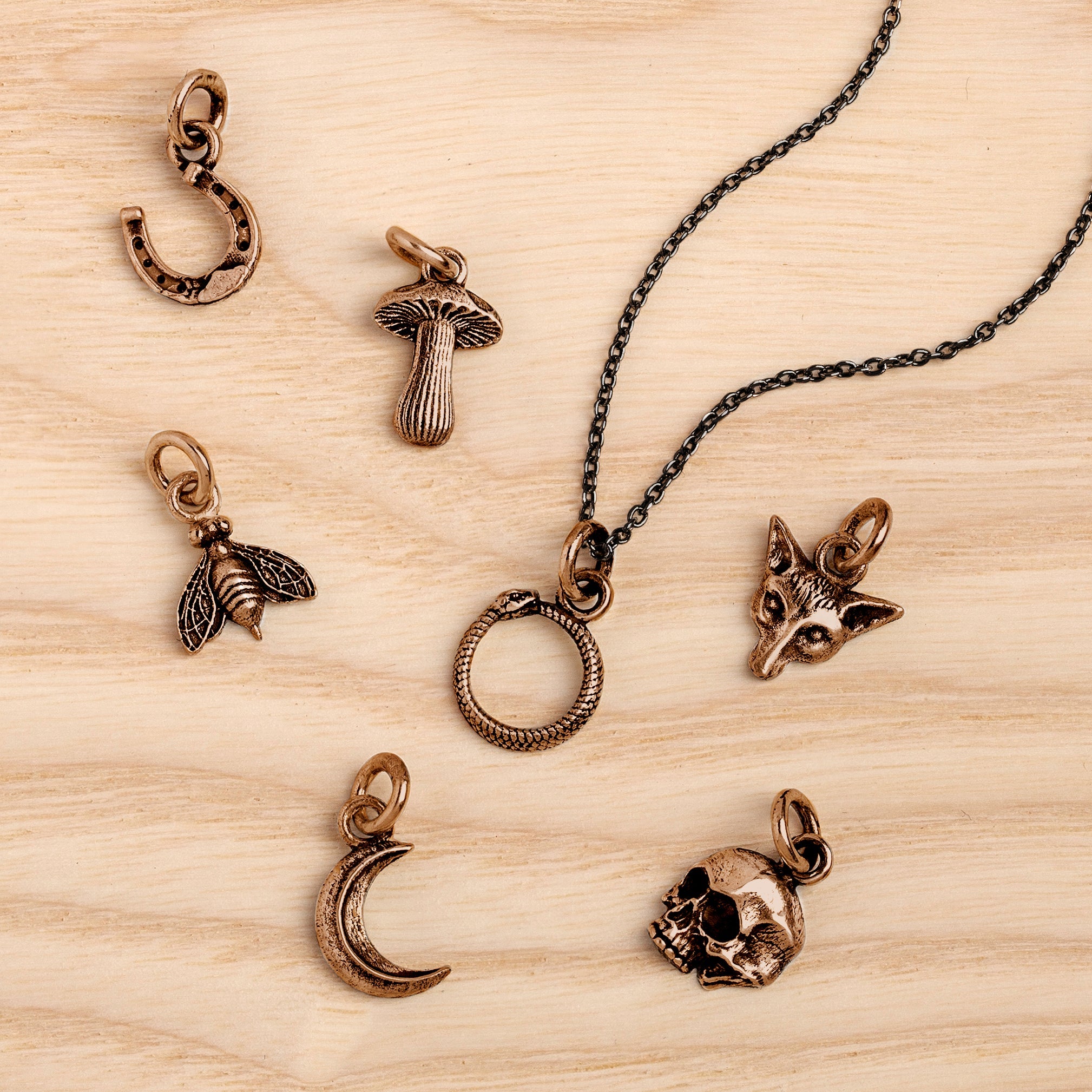 Anchor Symbol Charm - Bronze