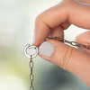 Paperclip Chain Bracelet with Talisman Clip