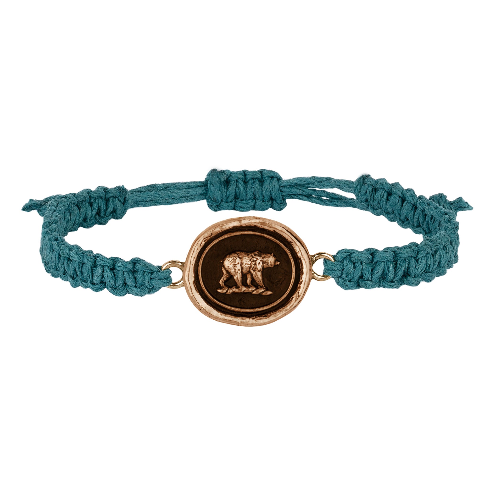 Mother Bear Braided Bracelet