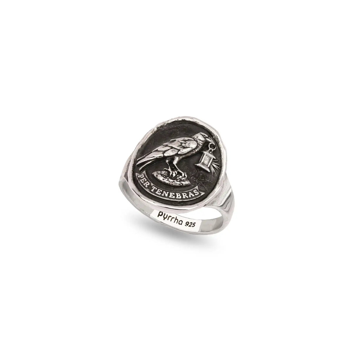 Through Darkness Cigar Band Ring