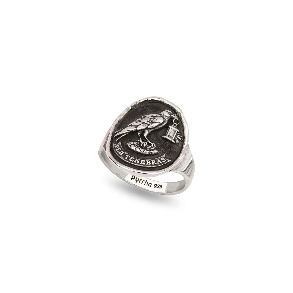 Through Darkness Cigar Band Ring