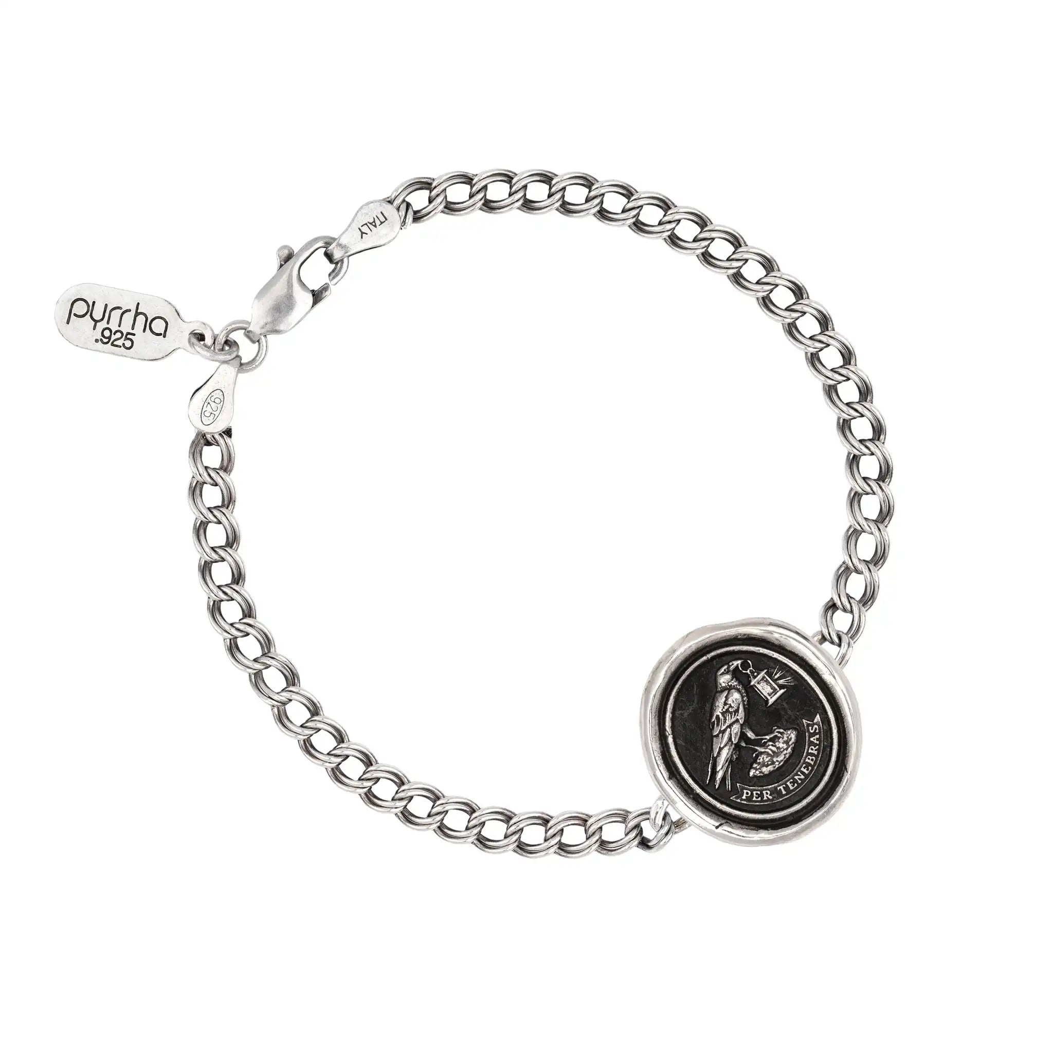 Through Darkness Inline Talisman Chain Bracelet