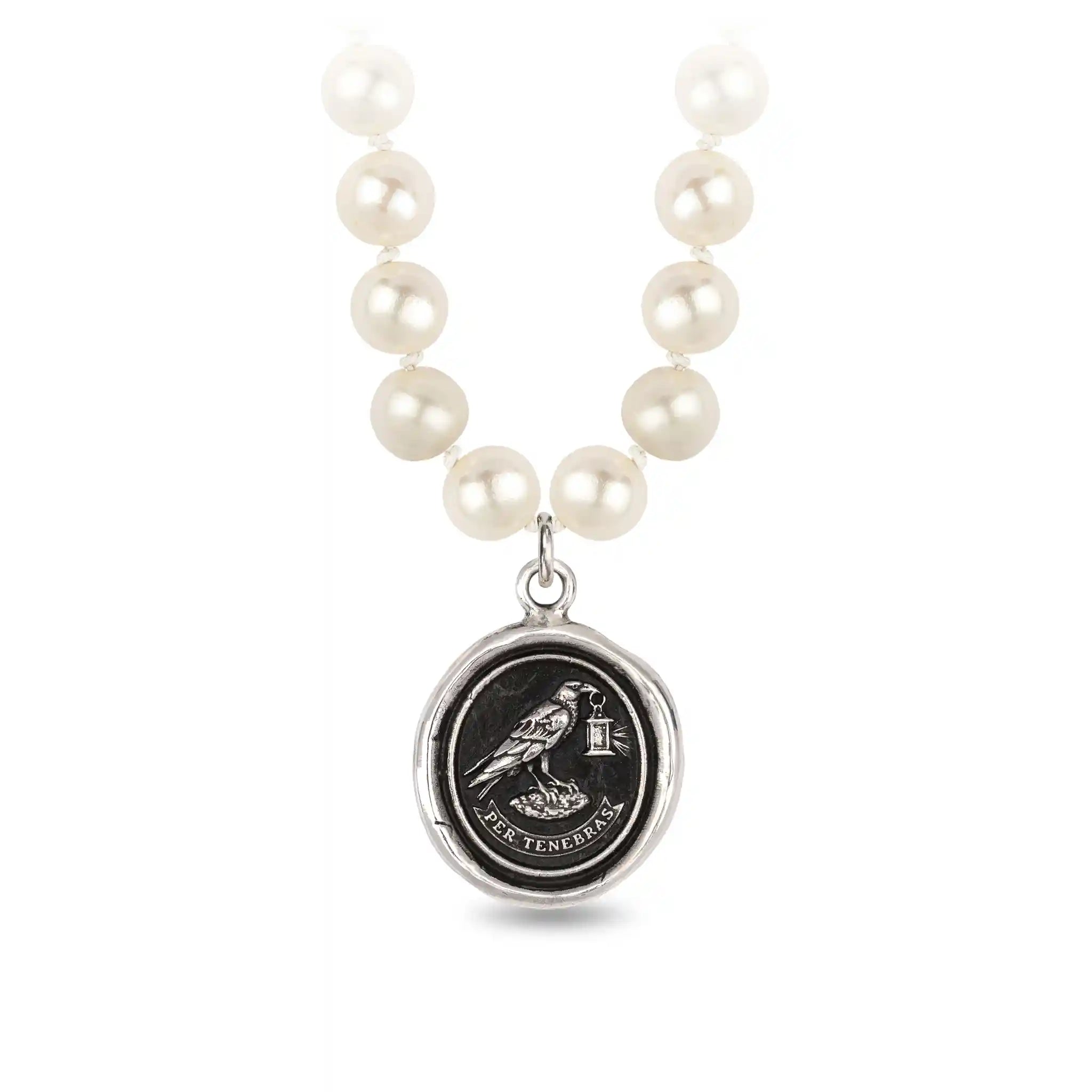 Through Darkness Freshwater Pearl Necklace - Ivory