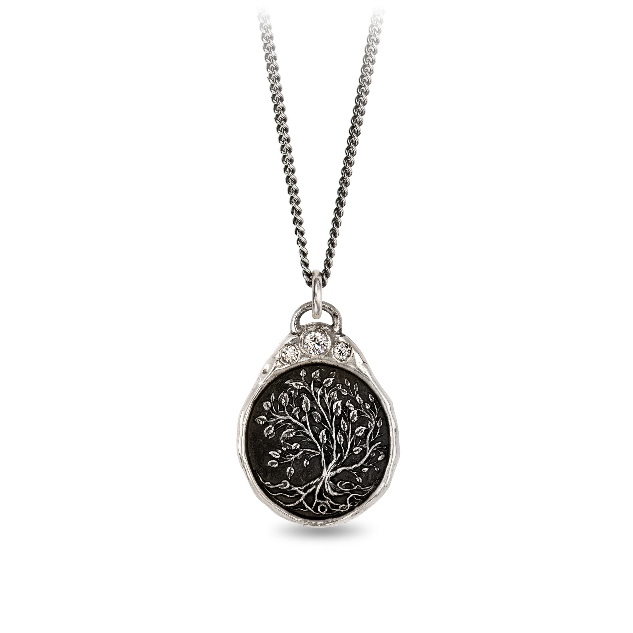 Tree of Life Diamond Crown Talisman