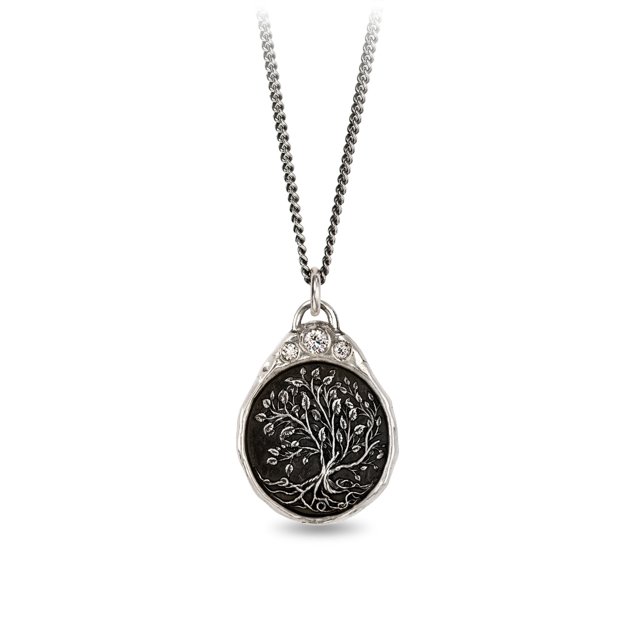 Tree of Life Diamond Crown Talisman