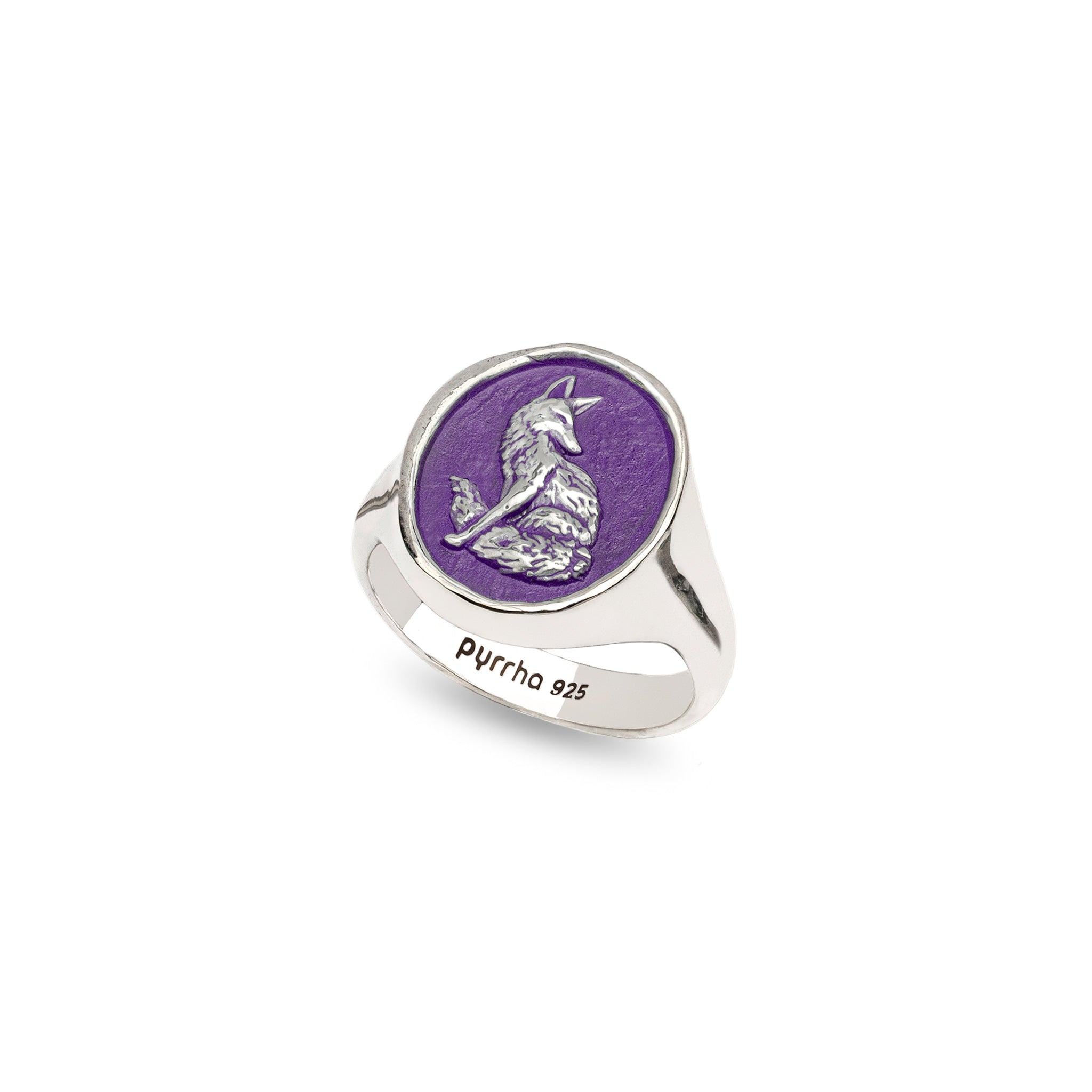 Trust in Yourself Signet Ring - Mystic Violet