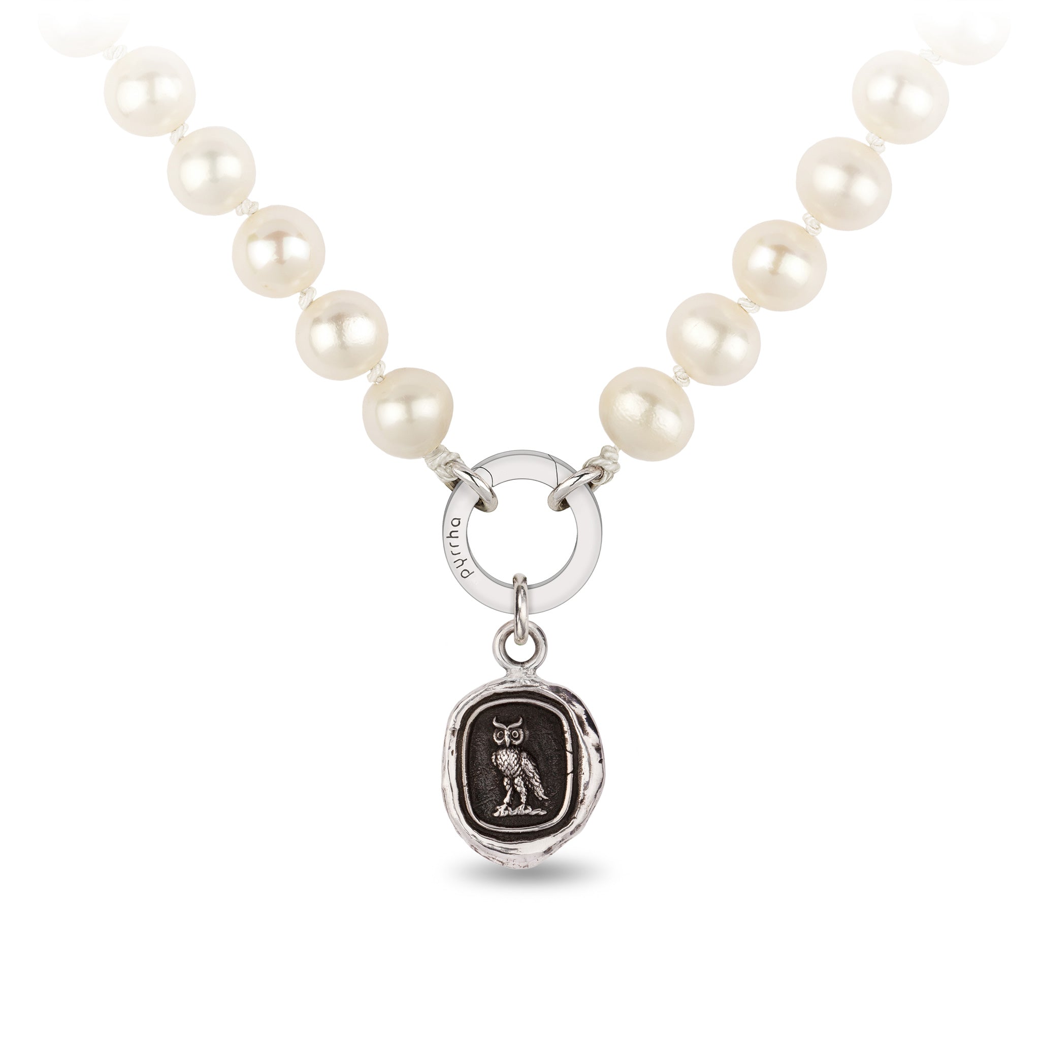 Watch Over Me Knotted Freshwater Pearl Necklace