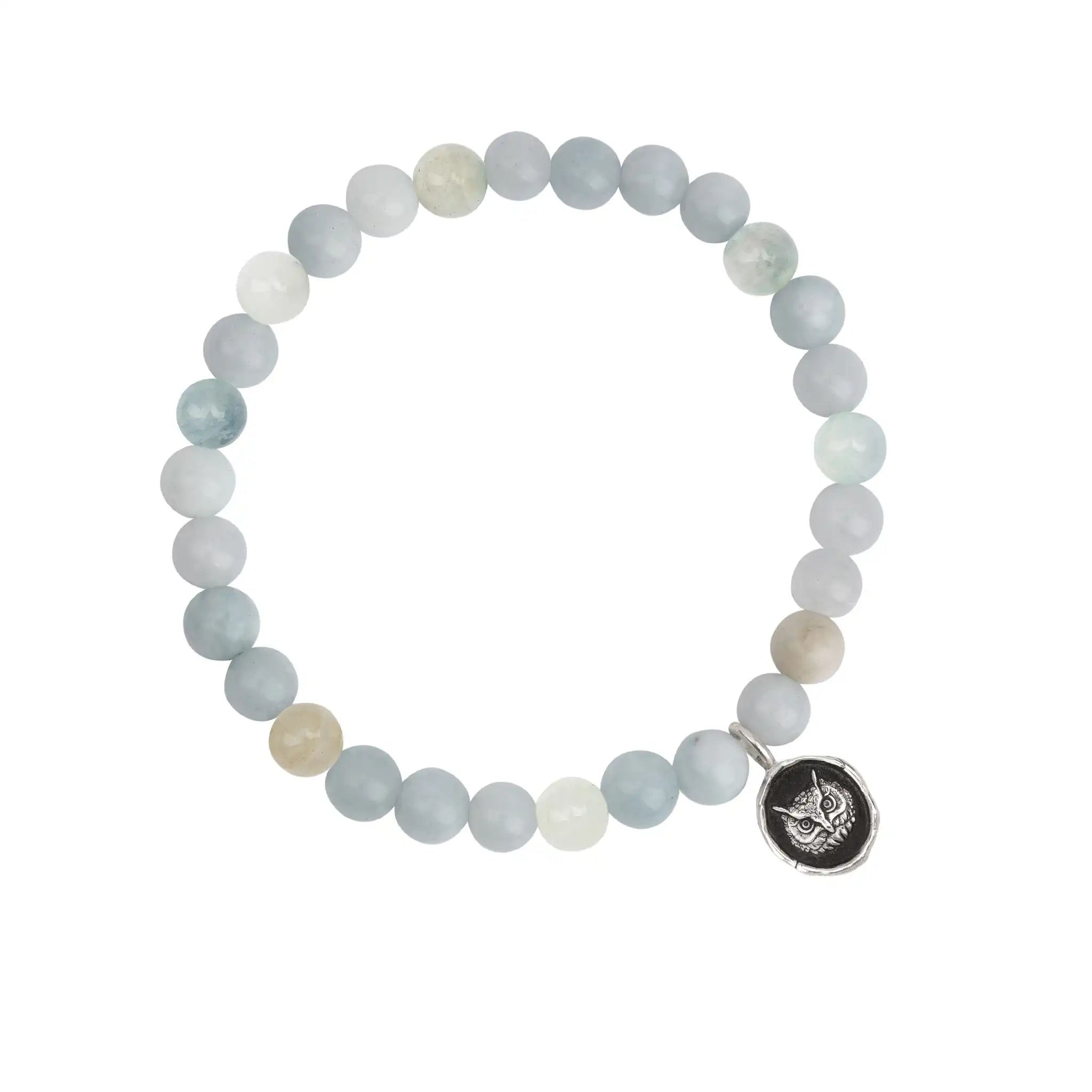 Witty Appreciation Charm Stone Stretch Bracelet