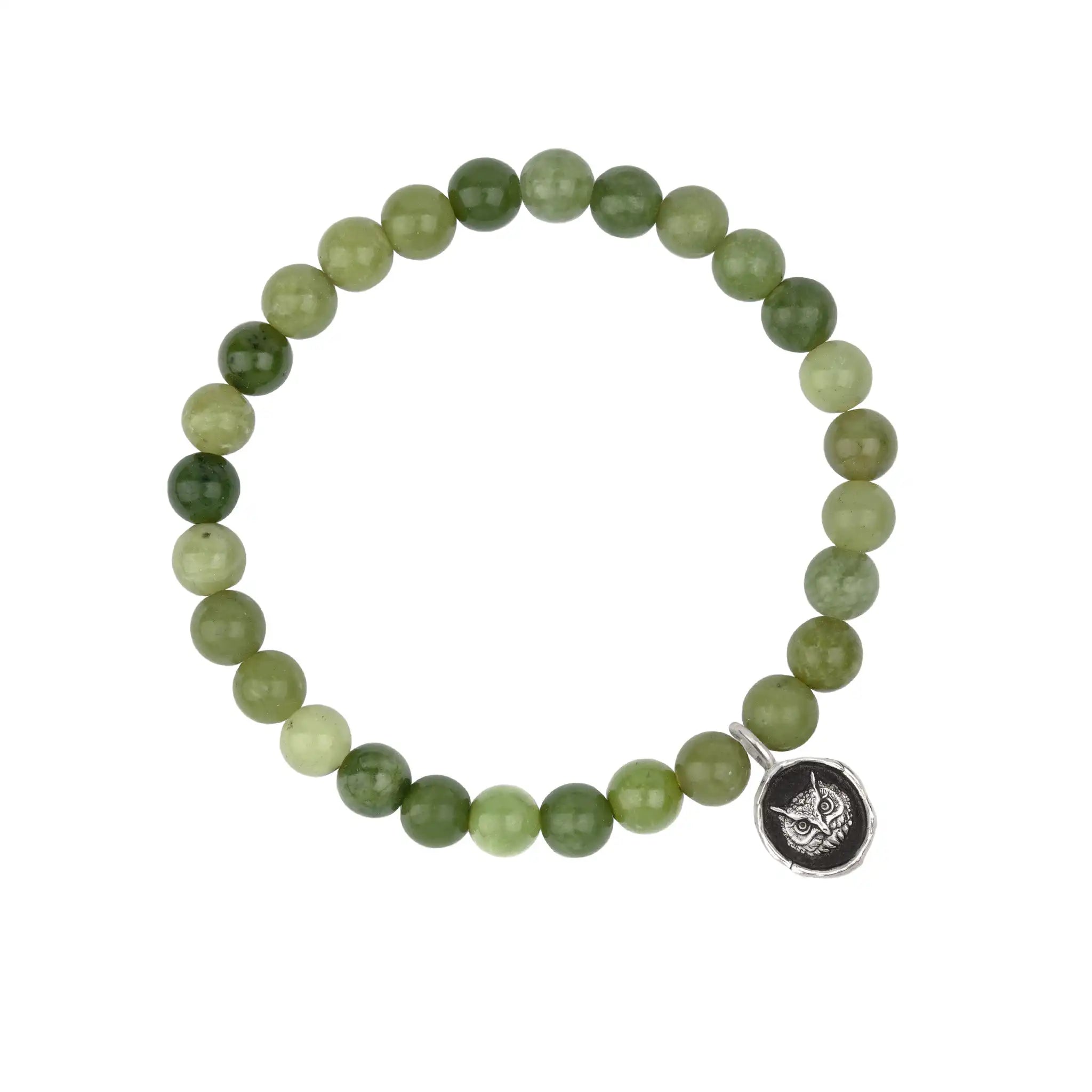 Witty Appreciation Charm Stone Stretch Bracelet