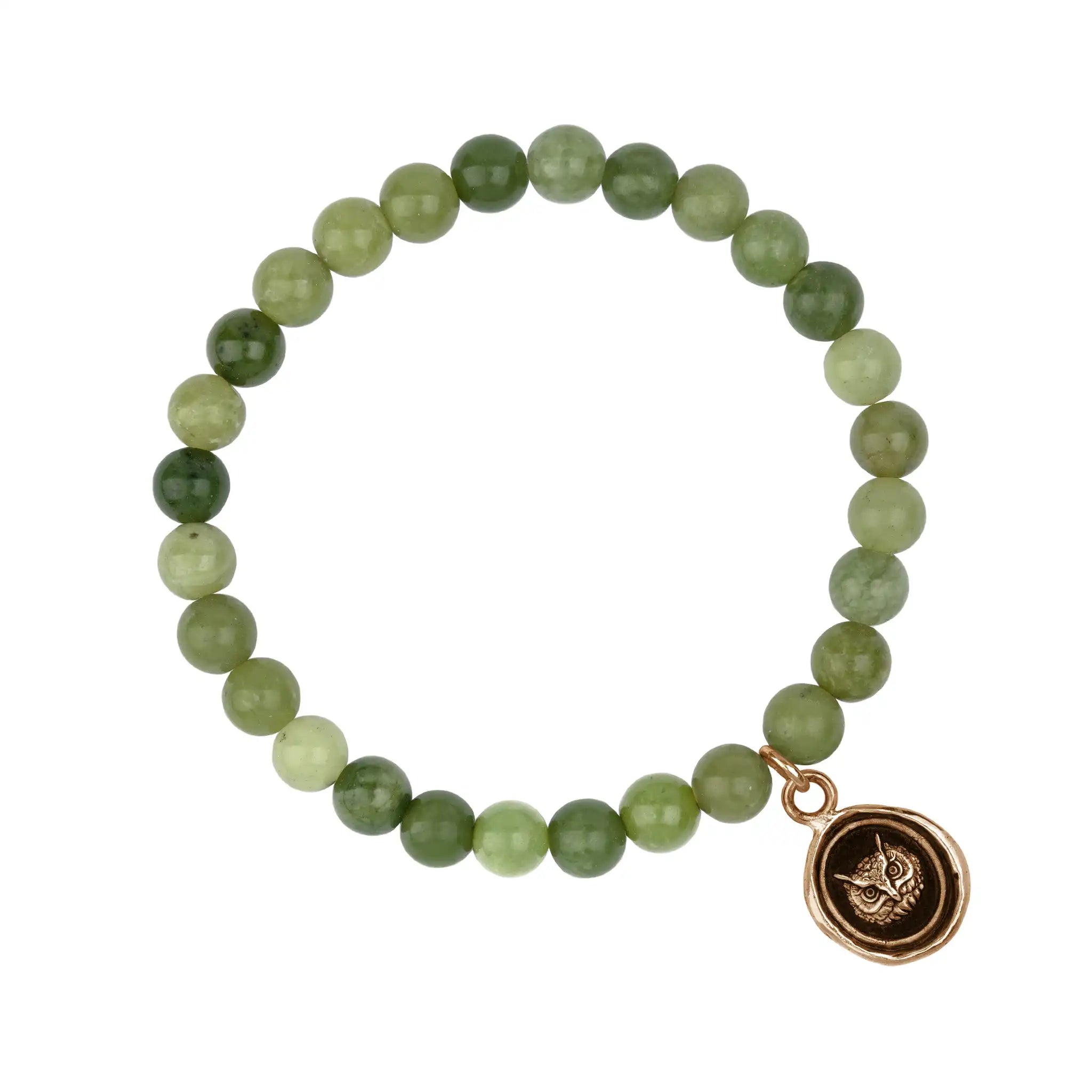 Witty Appreciation Talisman Stretch Stone Bracelet