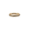 Narrow 14K Gold Textured Band Ring
