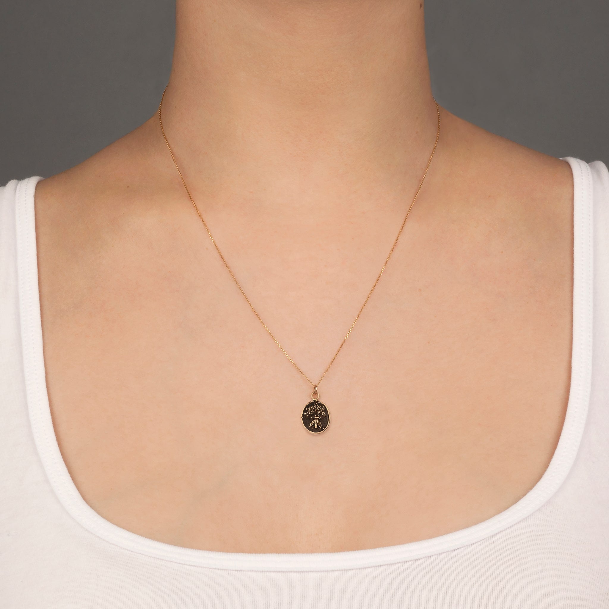 Pyrrha 14K Gold Tireless Talisman Necklace