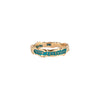 Eternal Love 14K Gold Narrow Texture Band Ring - True Colors