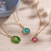 Trust the Universe 14K Gold Long Link Paperclip Chain Necklace - True Colors