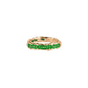 Love Conquers All 14K Gold Narrow Texture Band Ring - True Colors
