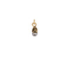 Ashen Rustic Diamond 14K Gold Capped Attraction Charm