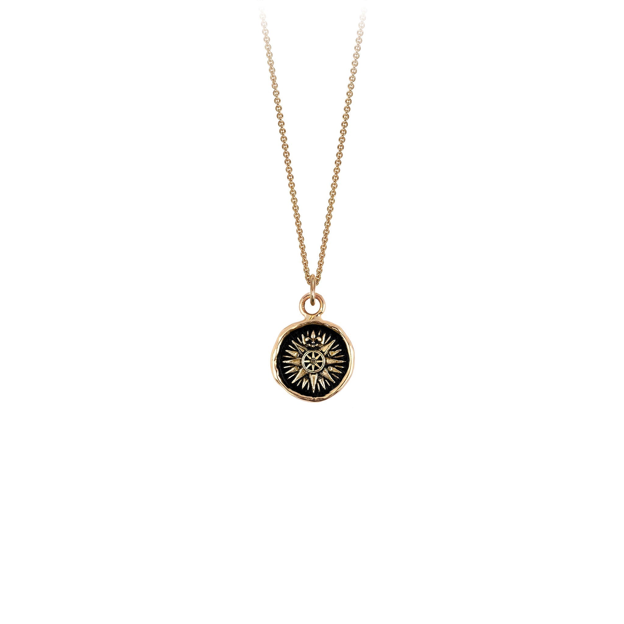 Direction 14K Gold Talisman